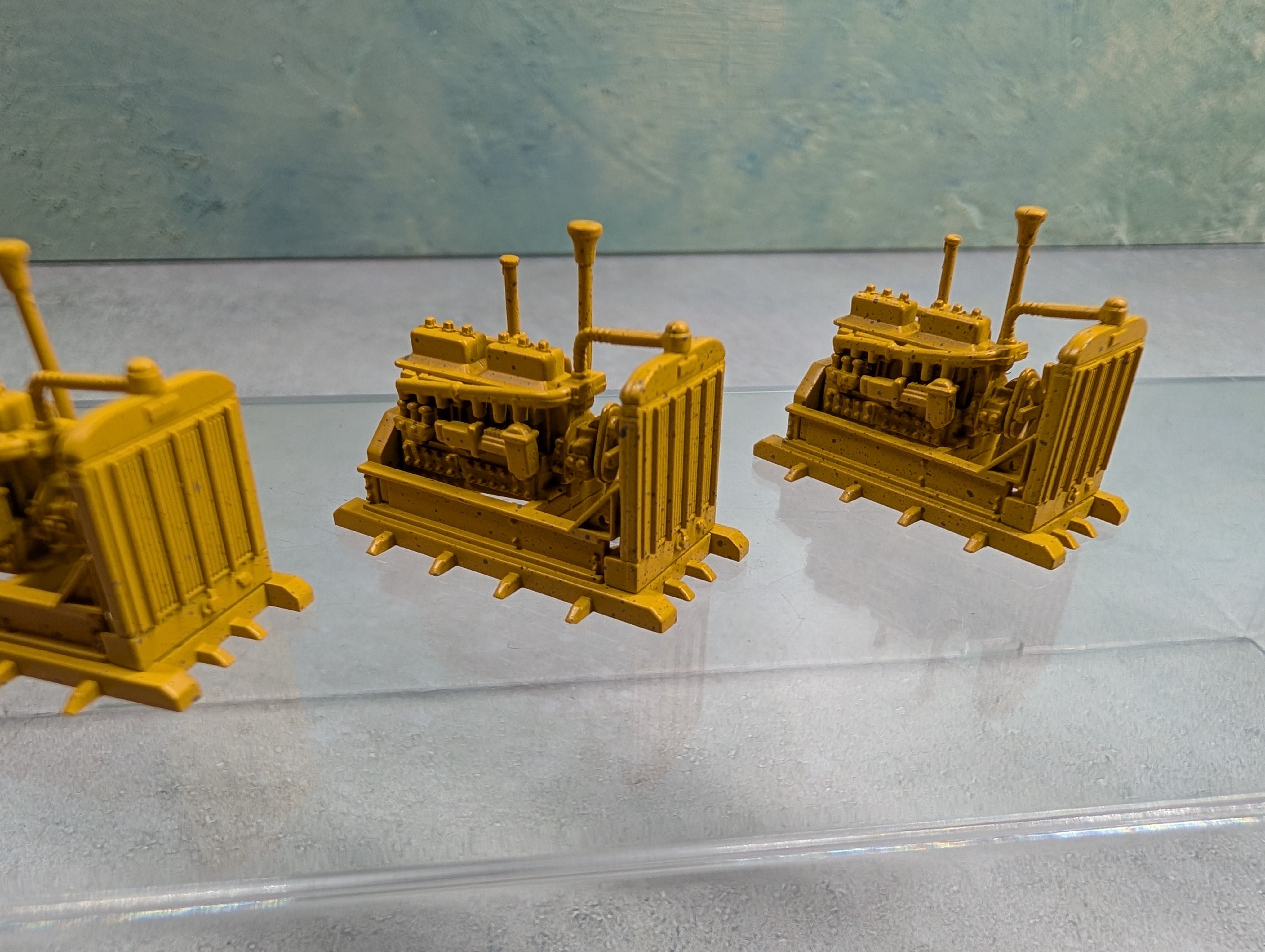 USED HO Scale Weathered Power Generator Loads (3 pcs)