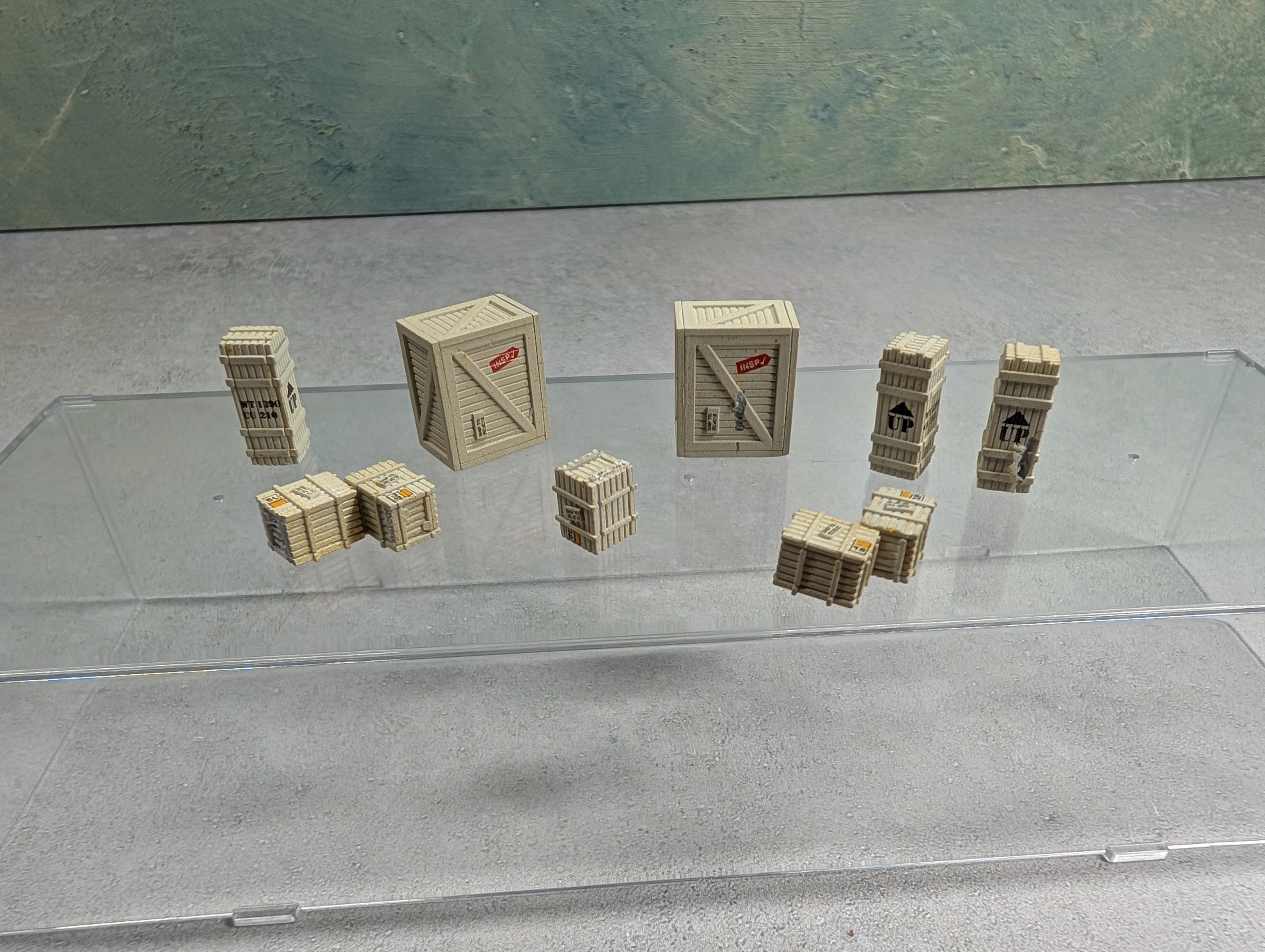 USED HO Scale Crate Shipment Loads