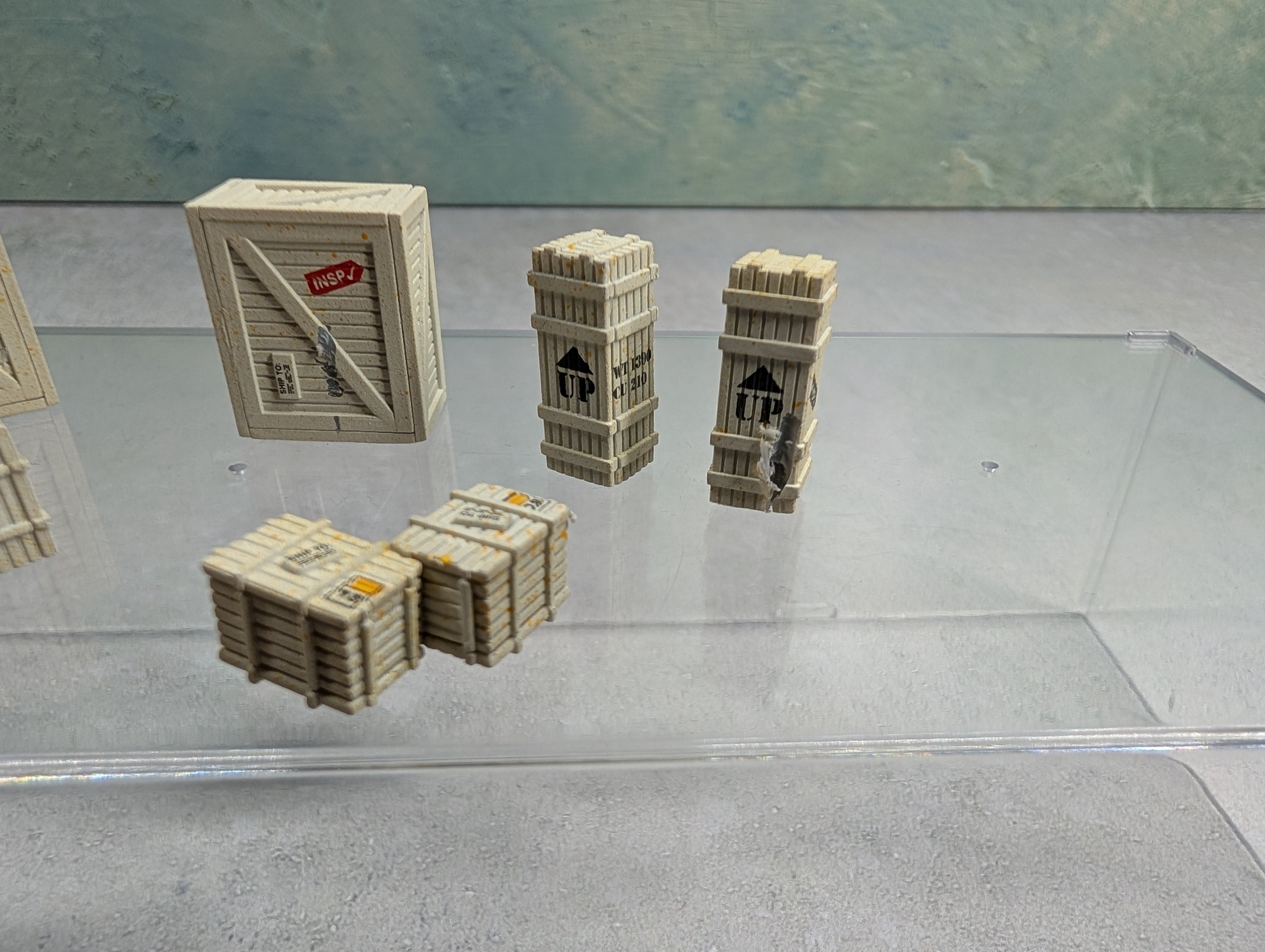 USED HO Scale Crate Shipment Loads