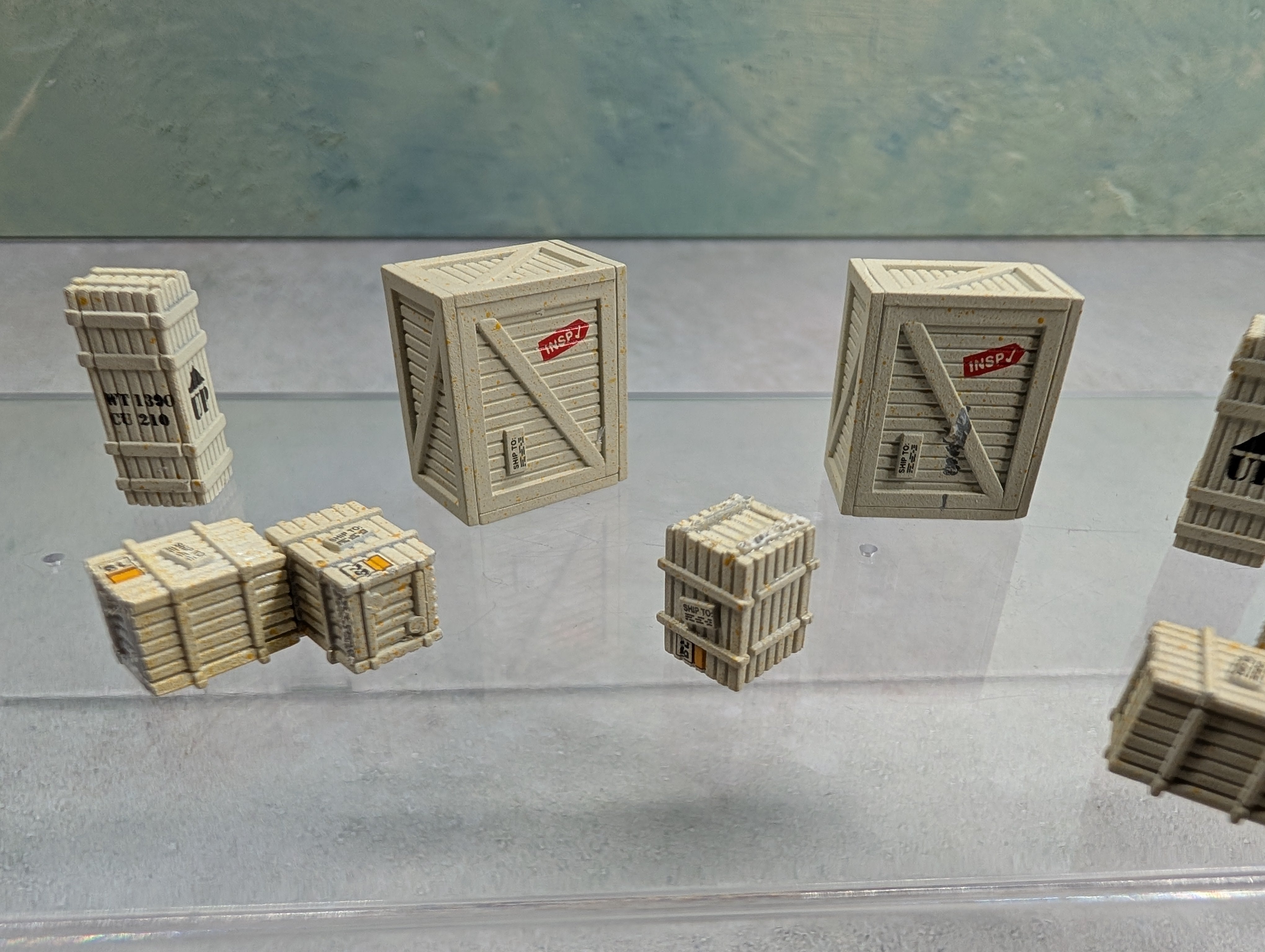 USED HO Scale Crate Shipment Loads