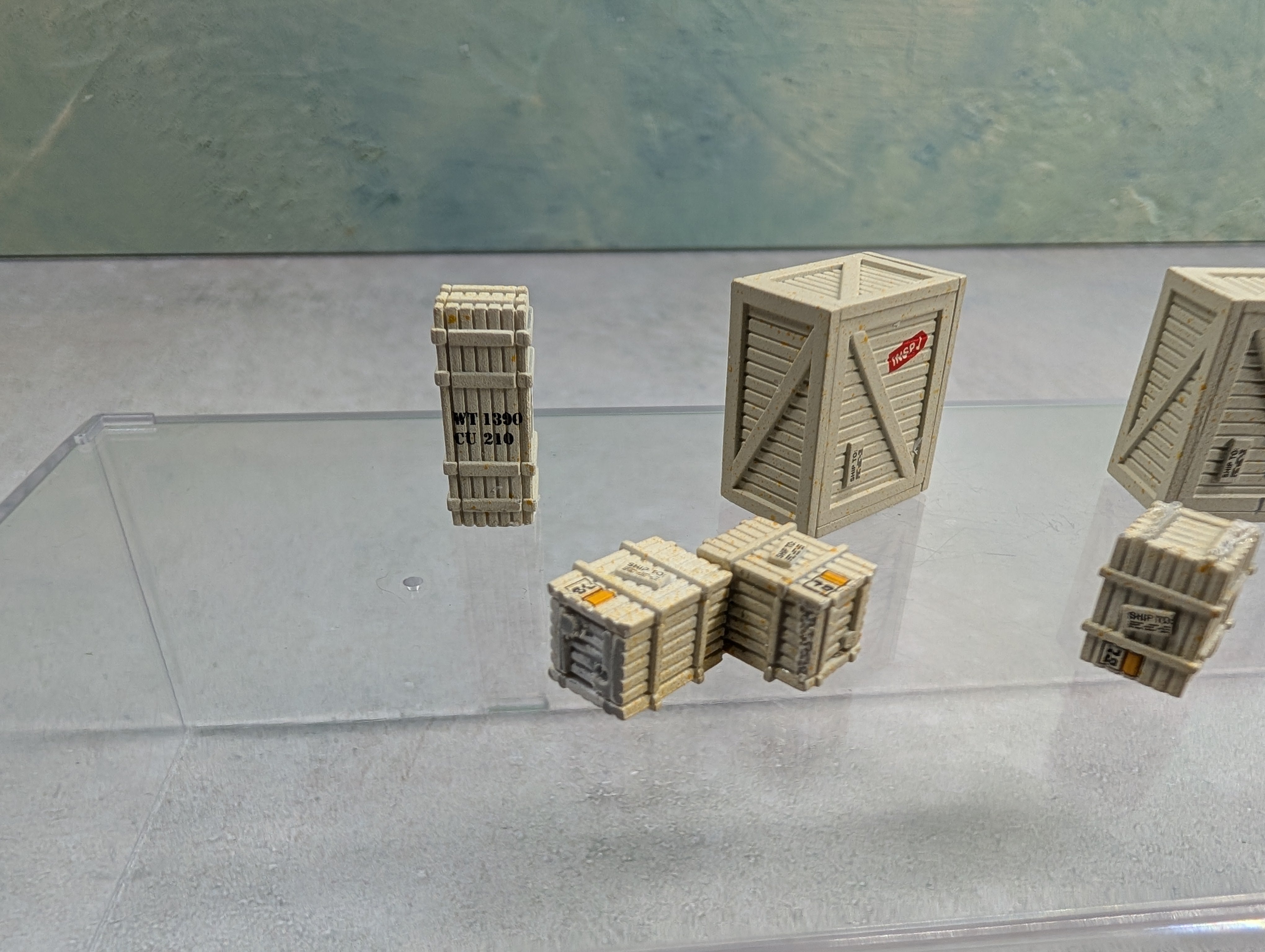 USED HO Scale Crate Shipment Loads