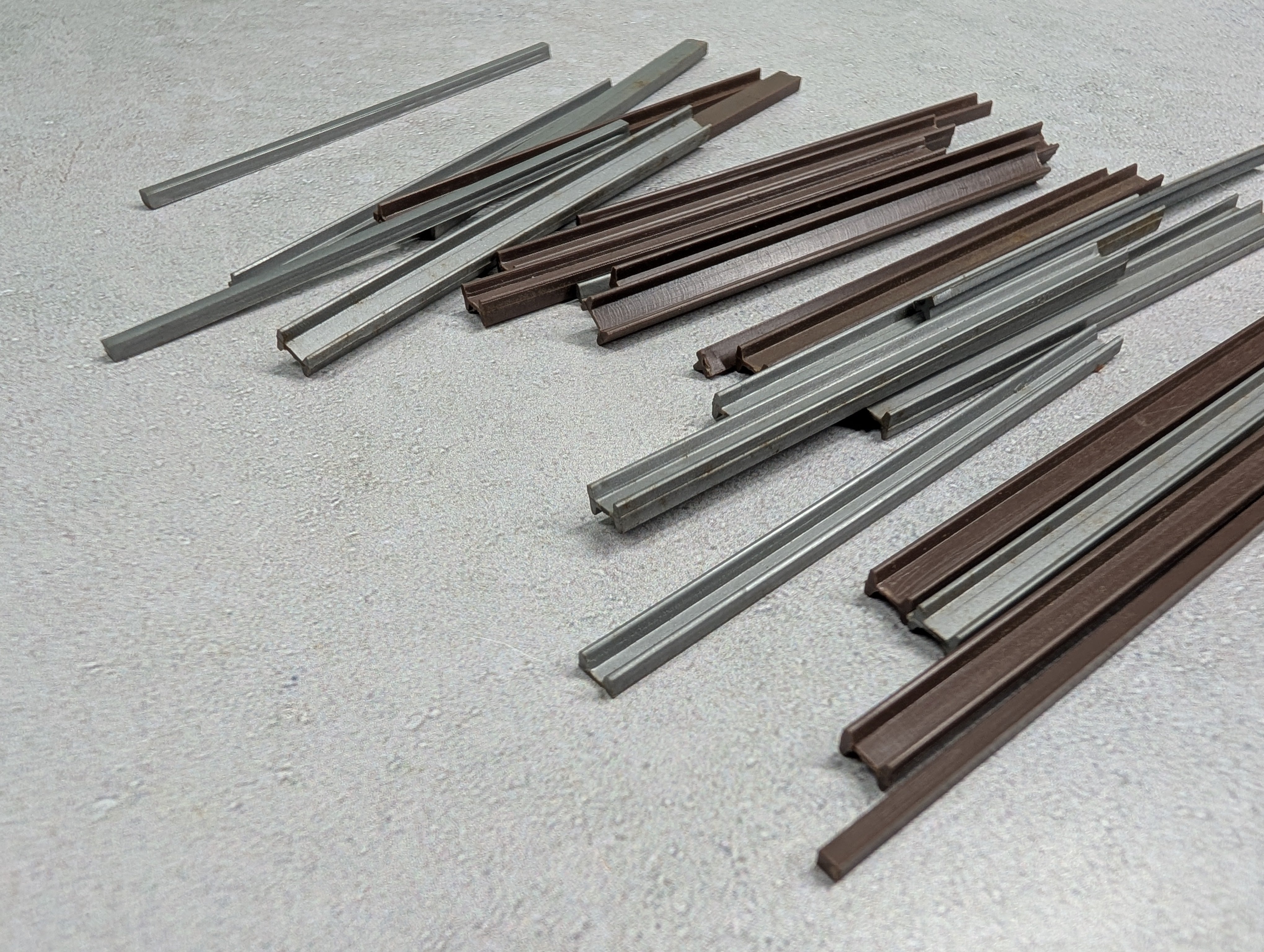 USED Mult Scale Lot of I-Beams (20+ pcs)