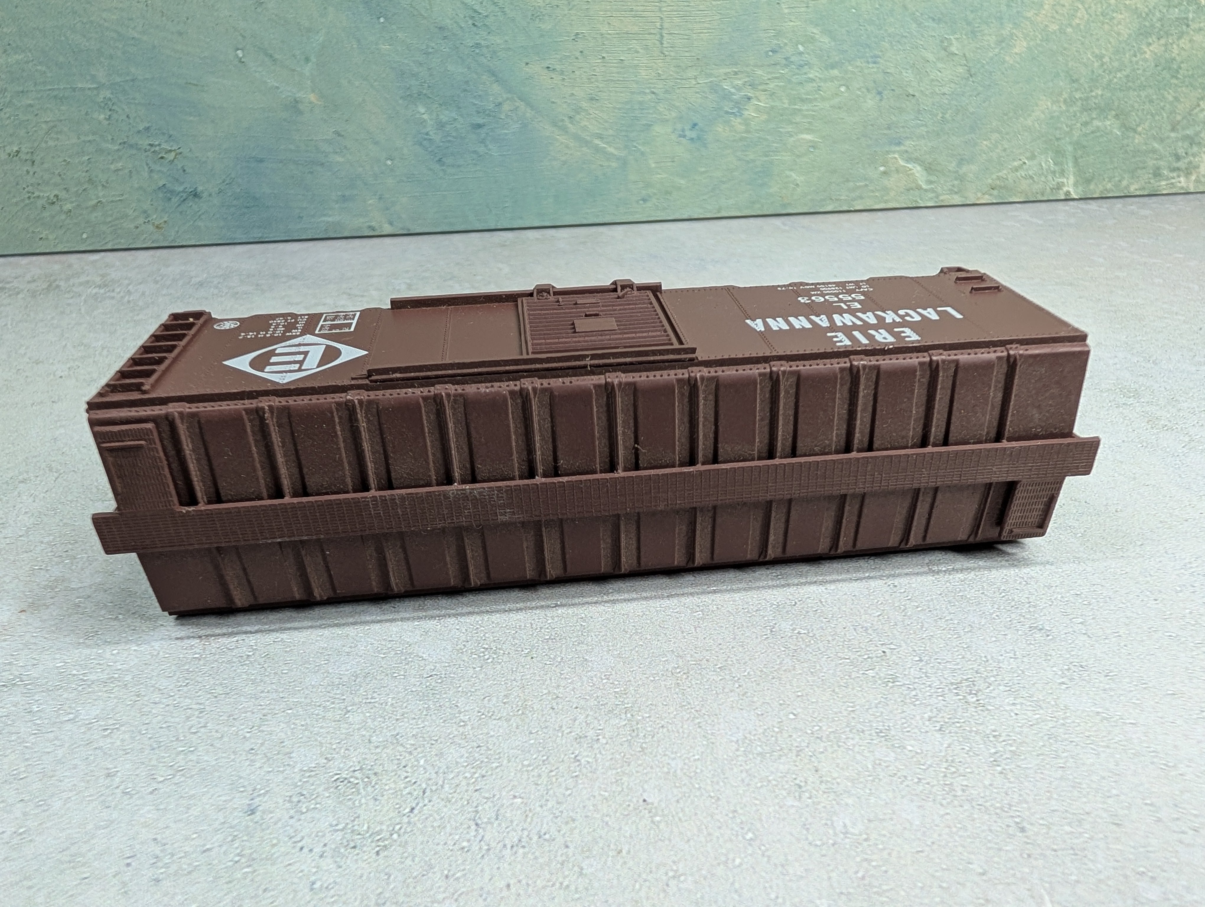 USED Athearn HO Scale 40' Box Car Erie Lackawanna EL #55563