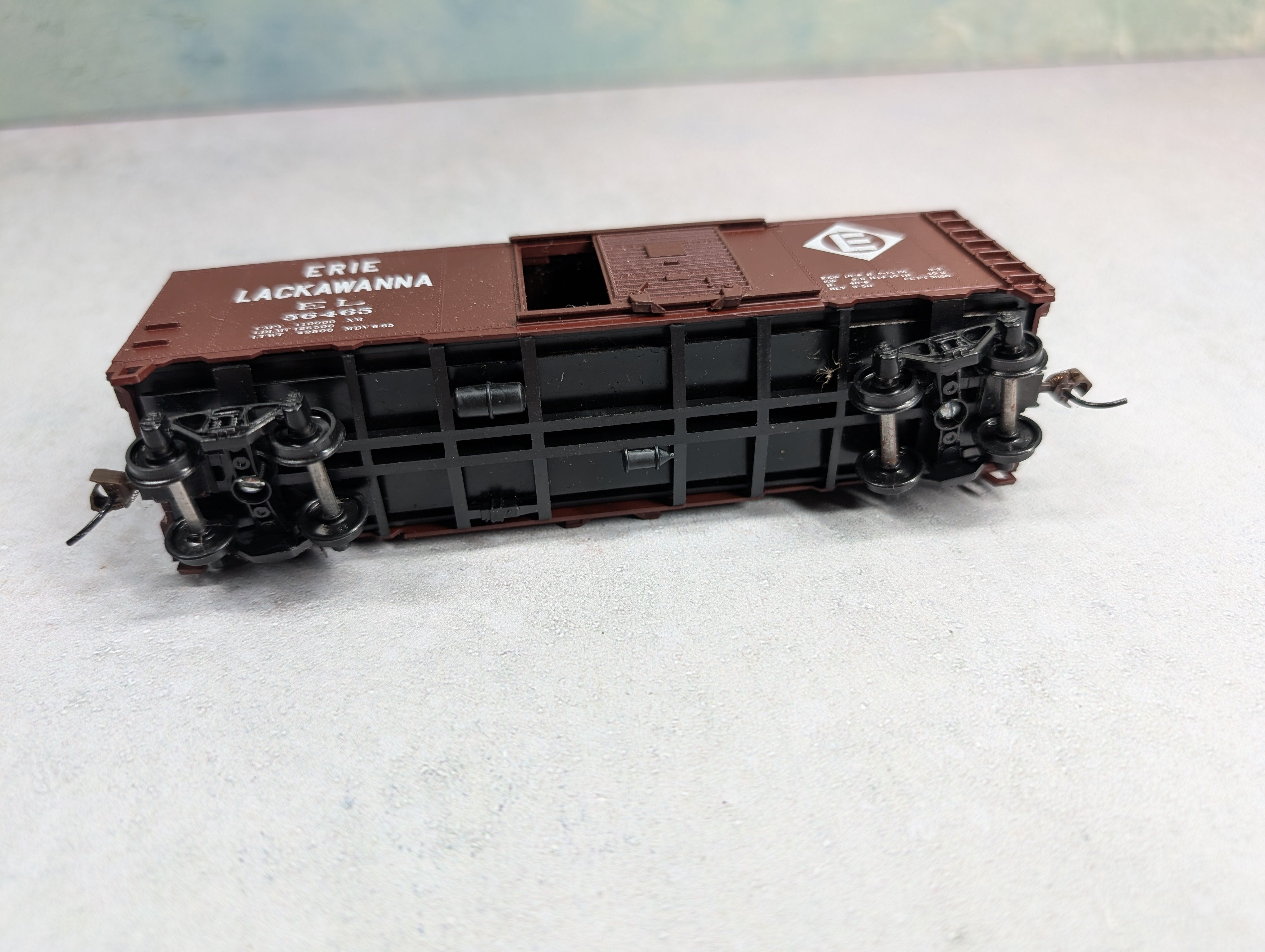 USED Athearn HO Scale 40' Box Car Erie Lackawanna EL #56465