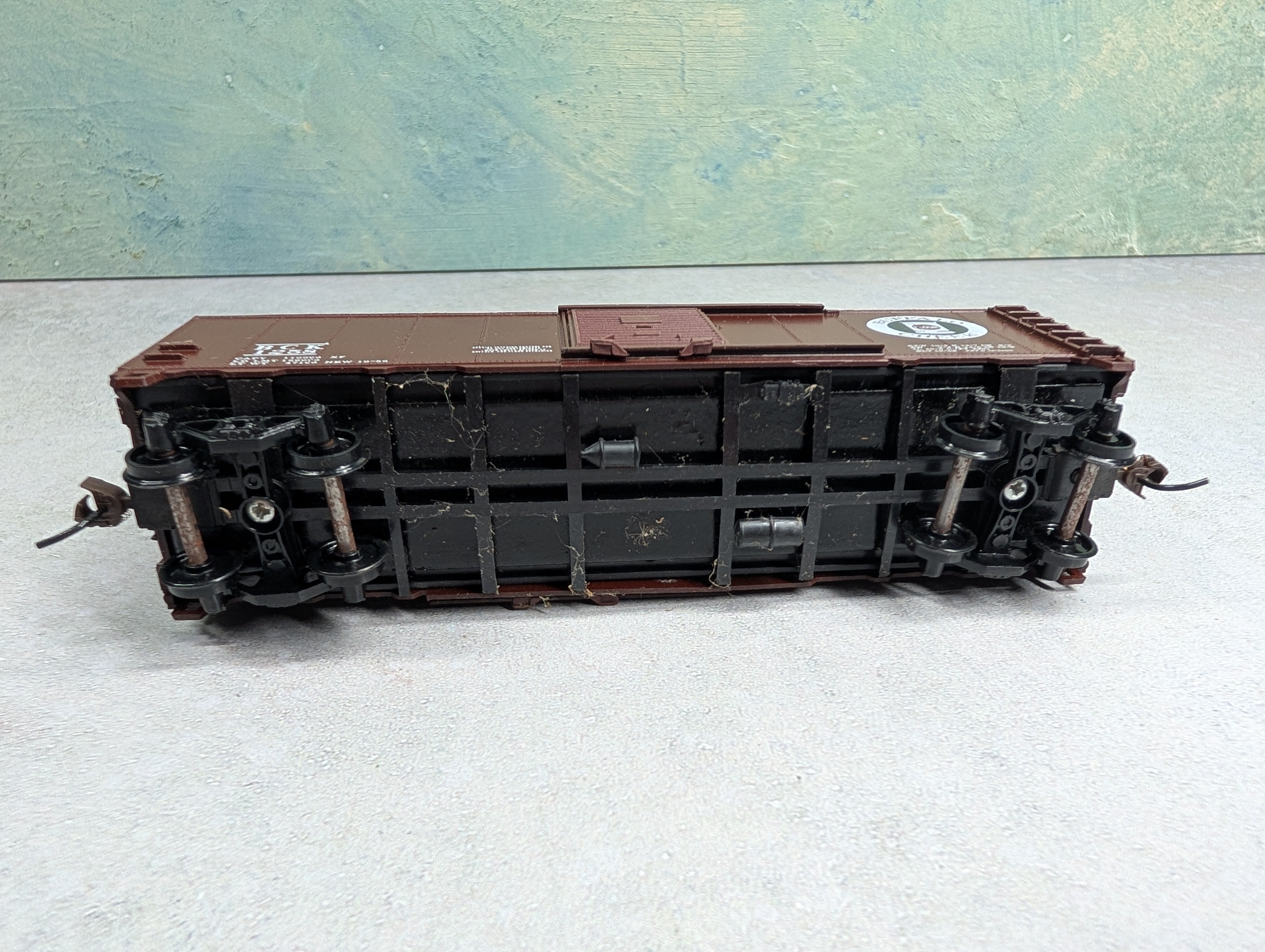USED Athearn HO Scale 40' Box Car Buffalo Creek BCK #1258