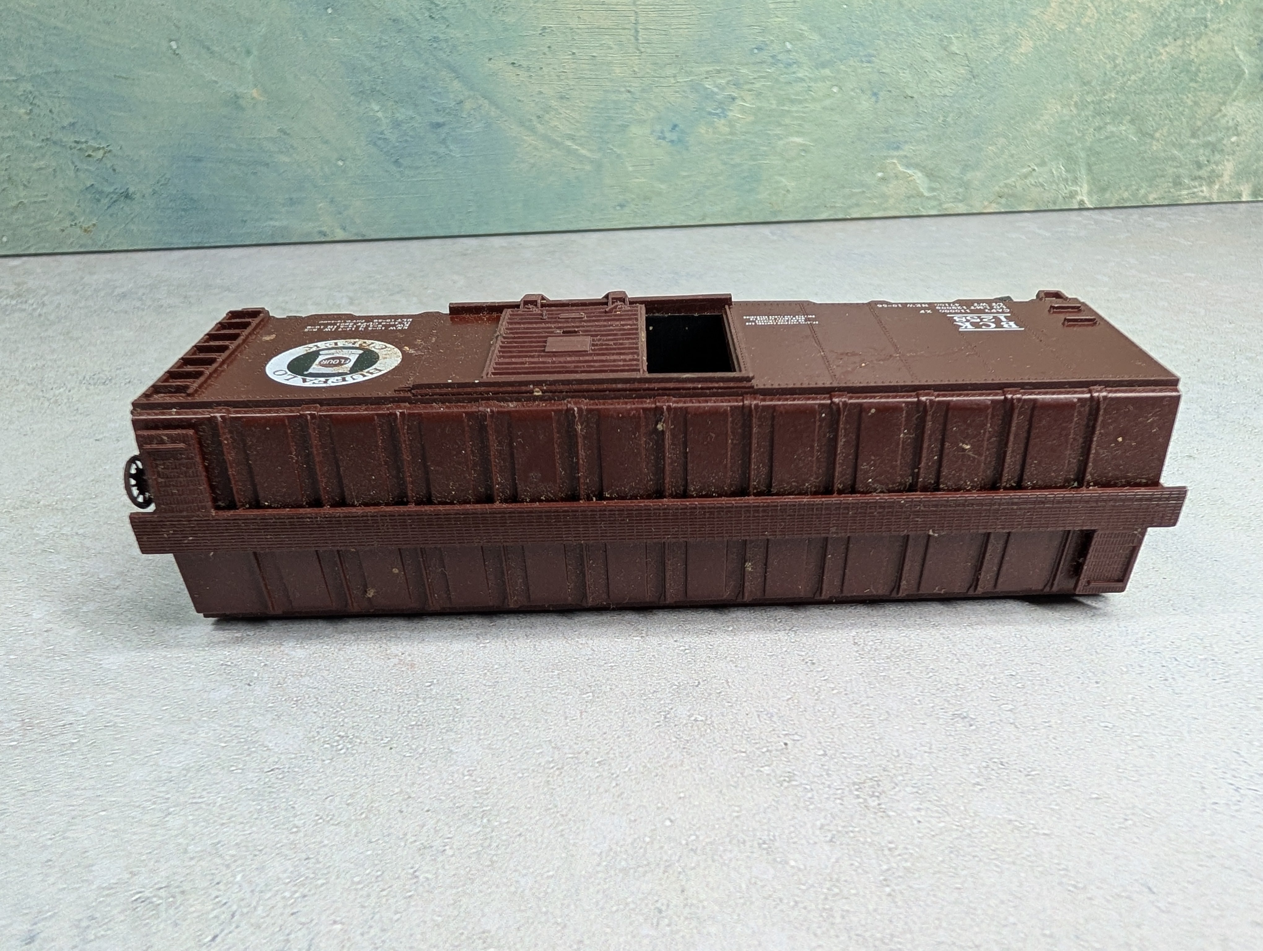 USED Athearn HO Scale 40' Box Car Buffalo Creek BCK #1258