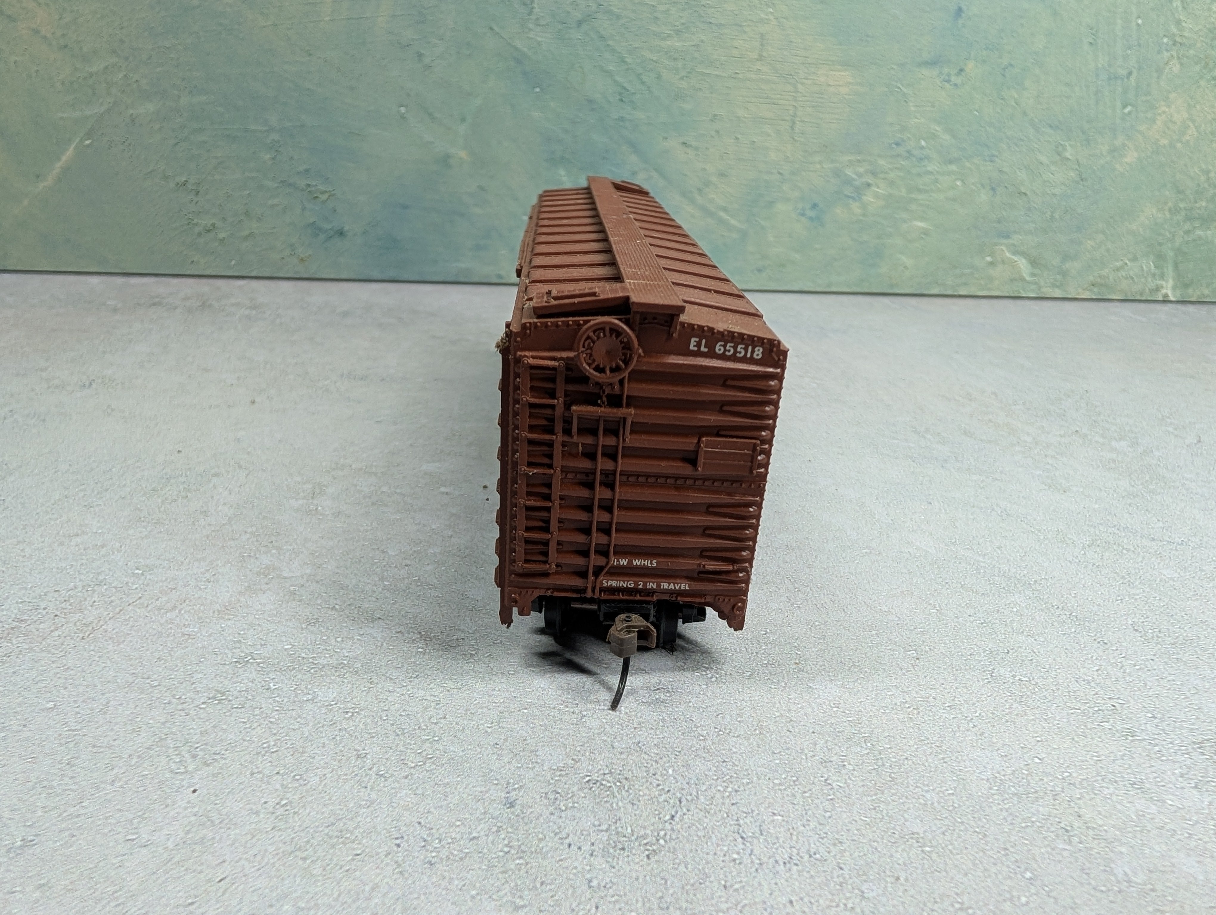USED Athearn HO Scale 50' DD Box Car Erie Lackawanna EL #65518