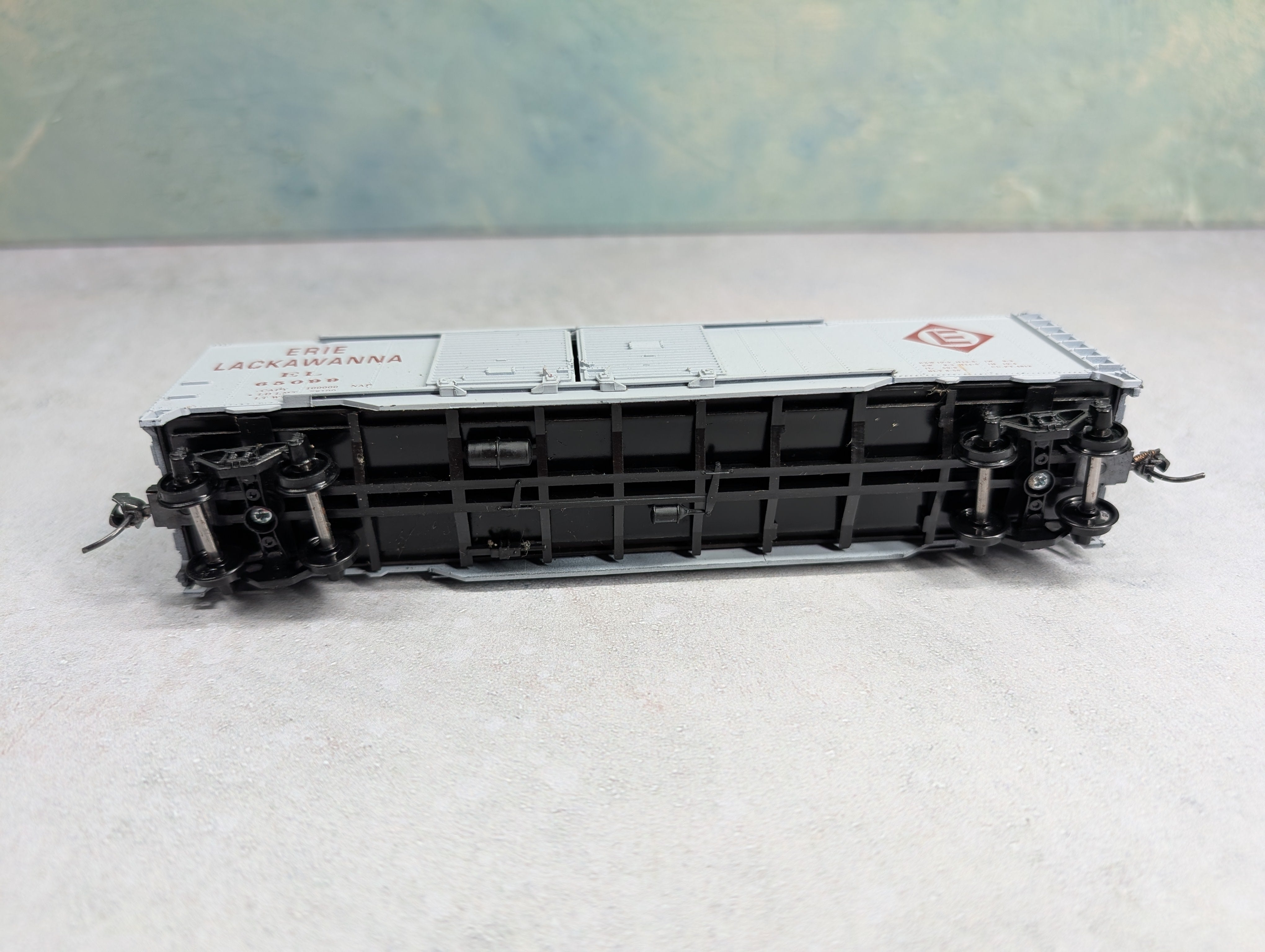 USED Athearn HO Scale 50' DD Box Car Erie Lackawanna EL #65099