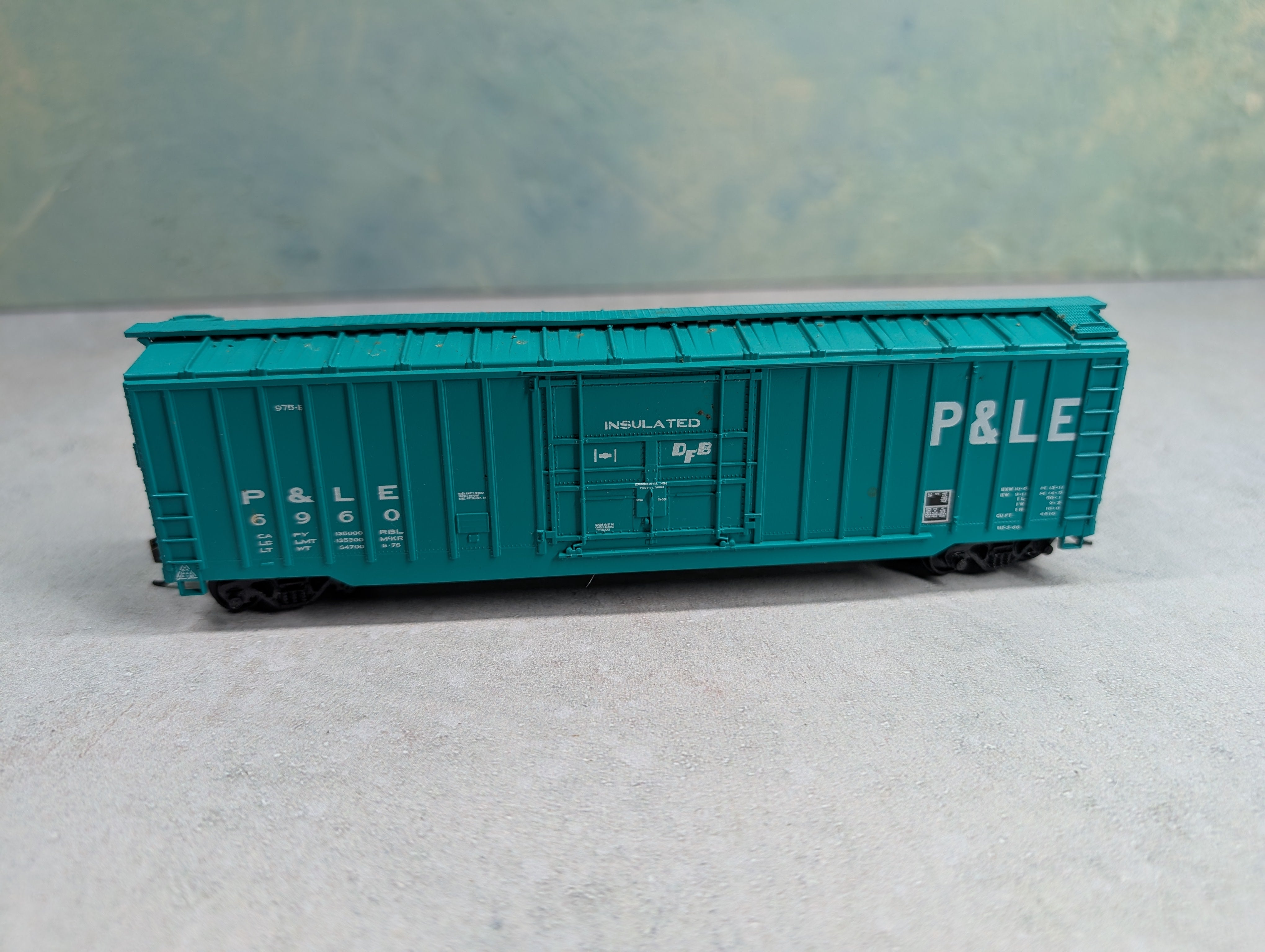 USED Athearn HO Scale 50' Box Car Pittsburgh & Lake Erie P&LE #6960