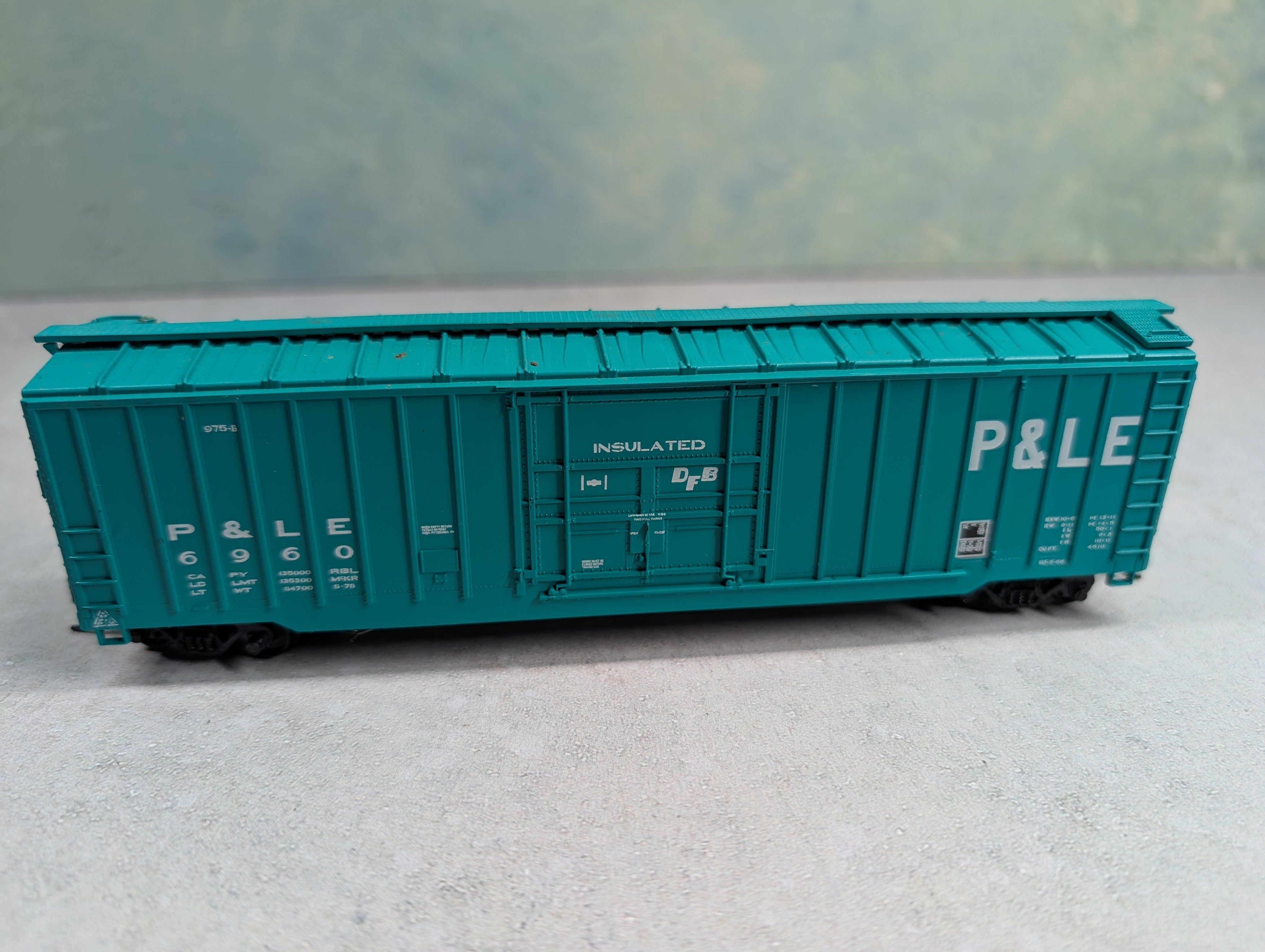 USED Athearn HO Scale 50' Box Car Pittsburgh & Lake Erie P&LE #6960