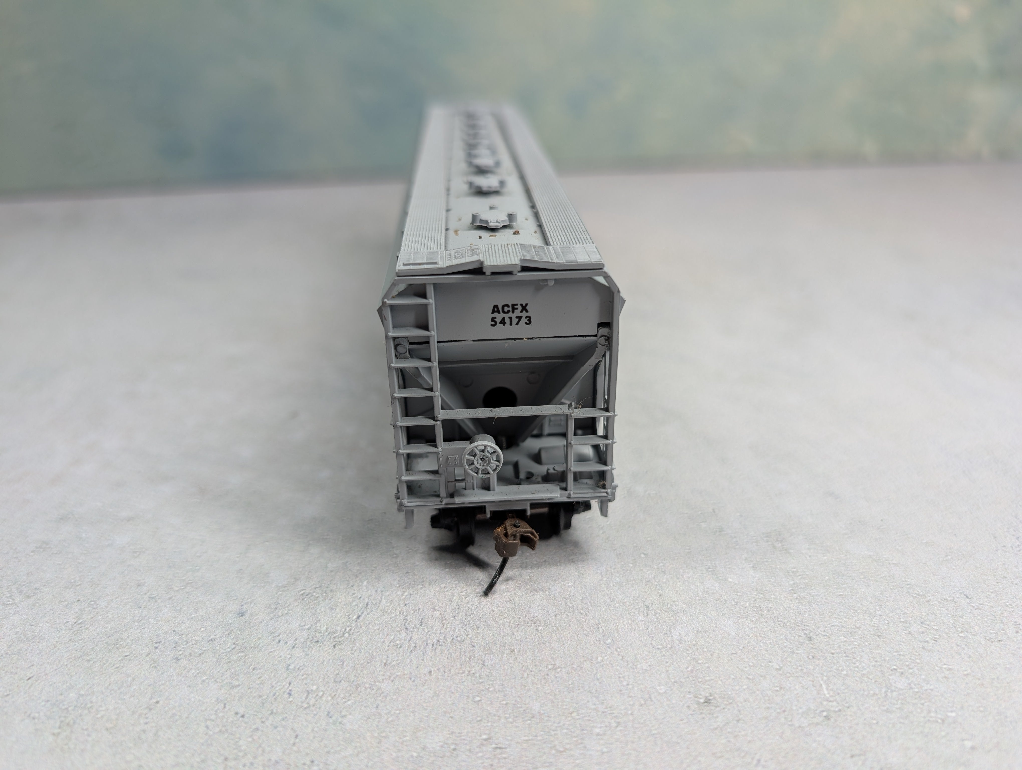 USED Athearn HO Scale 4 Bay ACF Centerflow Hopper Hercules ACFX #54173