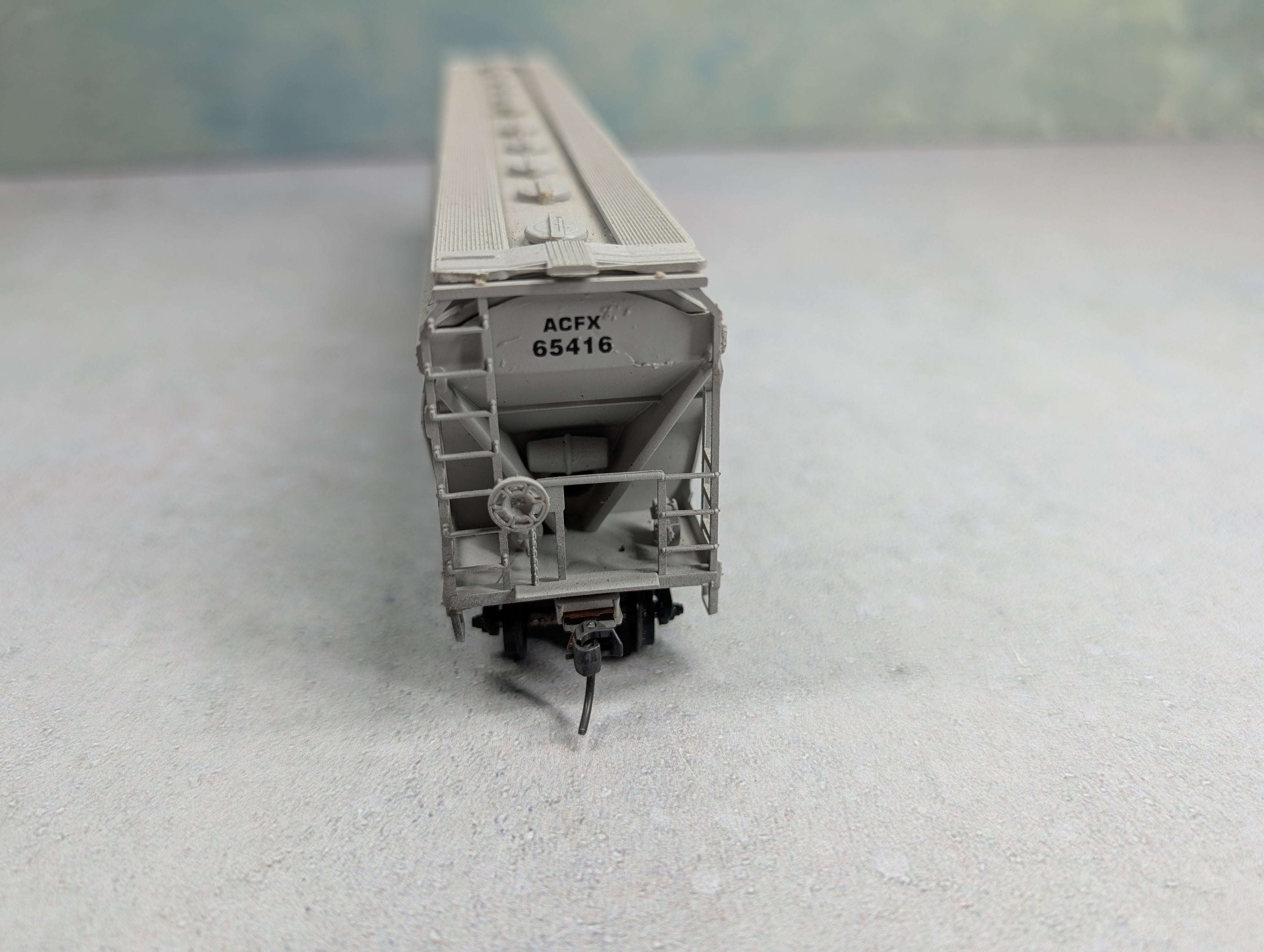 USED HO Scale 4 Bay 62' ACF Center Flow ACFX #65416