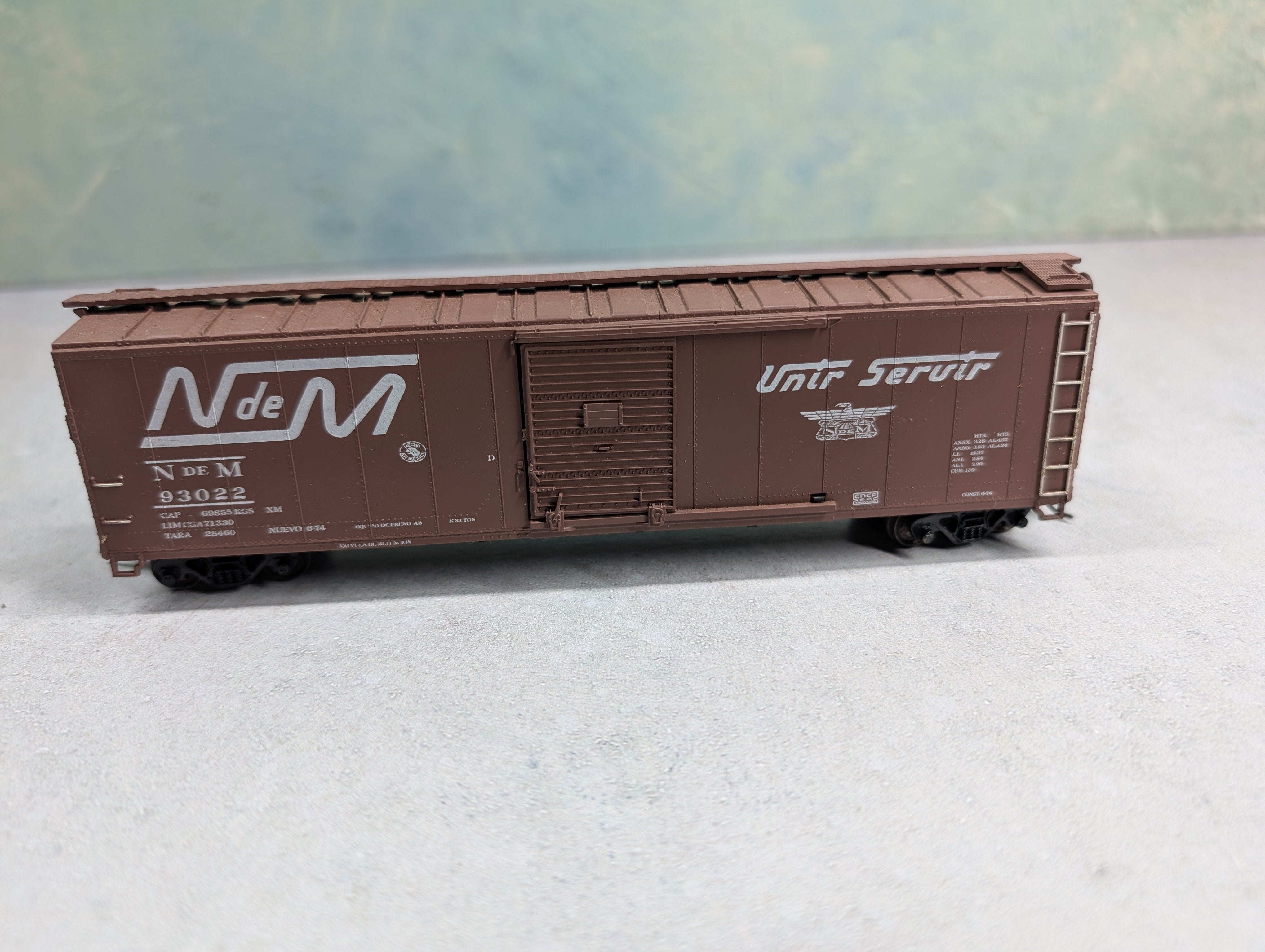USED Athearn HO Scale 50' Box Car N De M #93022