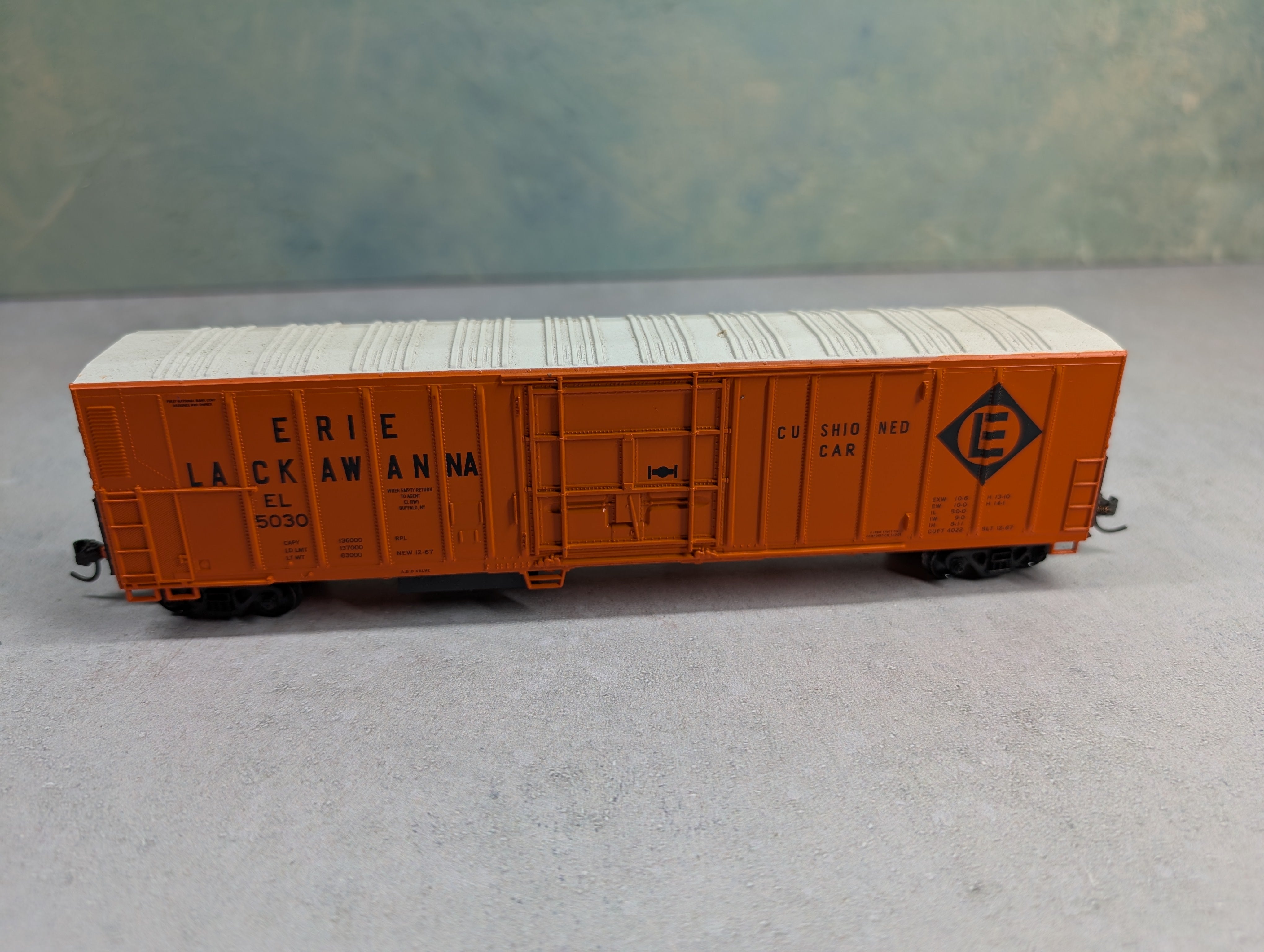 USED Athearn HO Scale 57' Mech Reefer Erie Lackawanna EL #5030