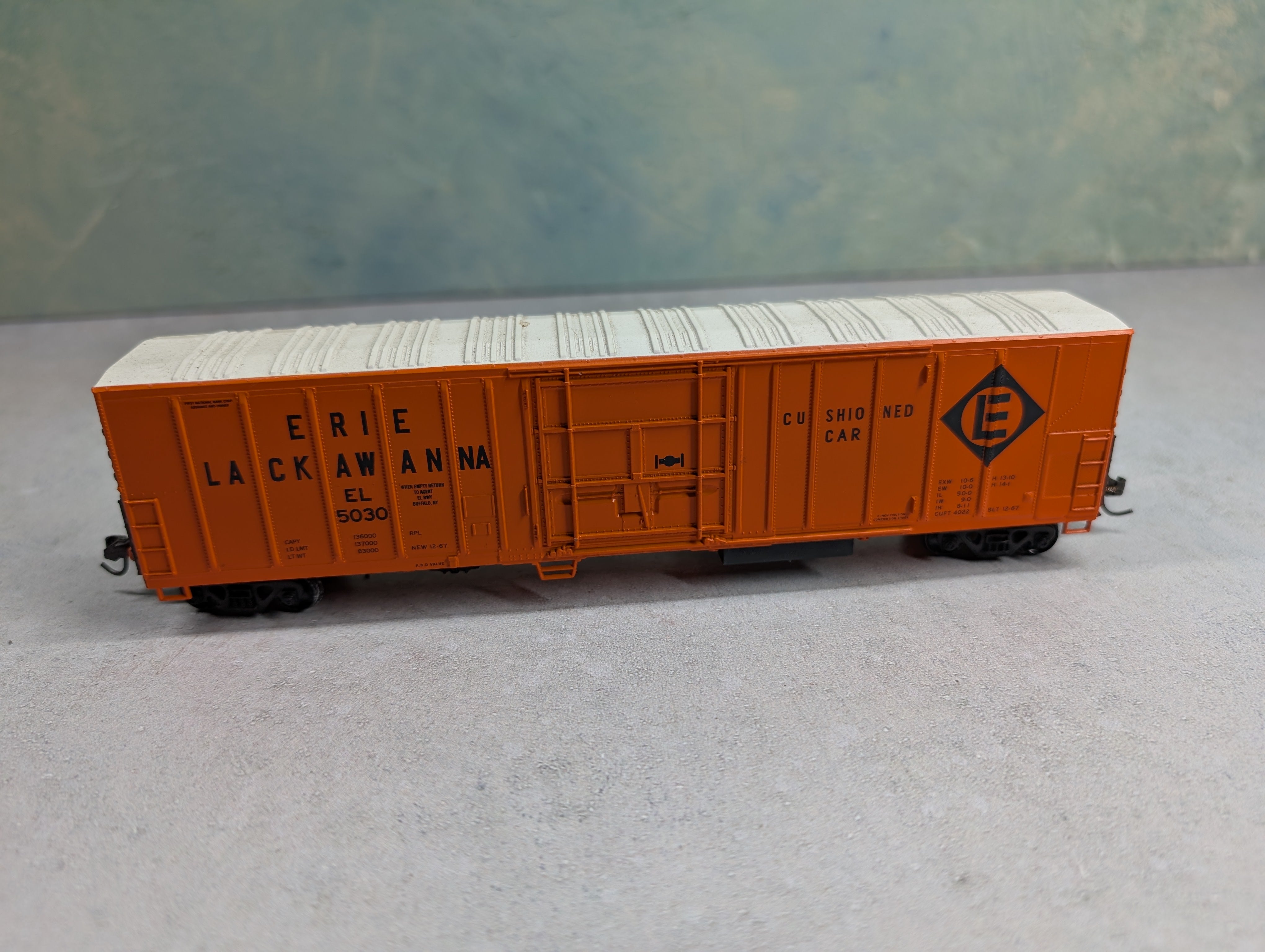 USED Athearn HO Scale 57' Mech Reefer Erie Lackawanna EL #5030