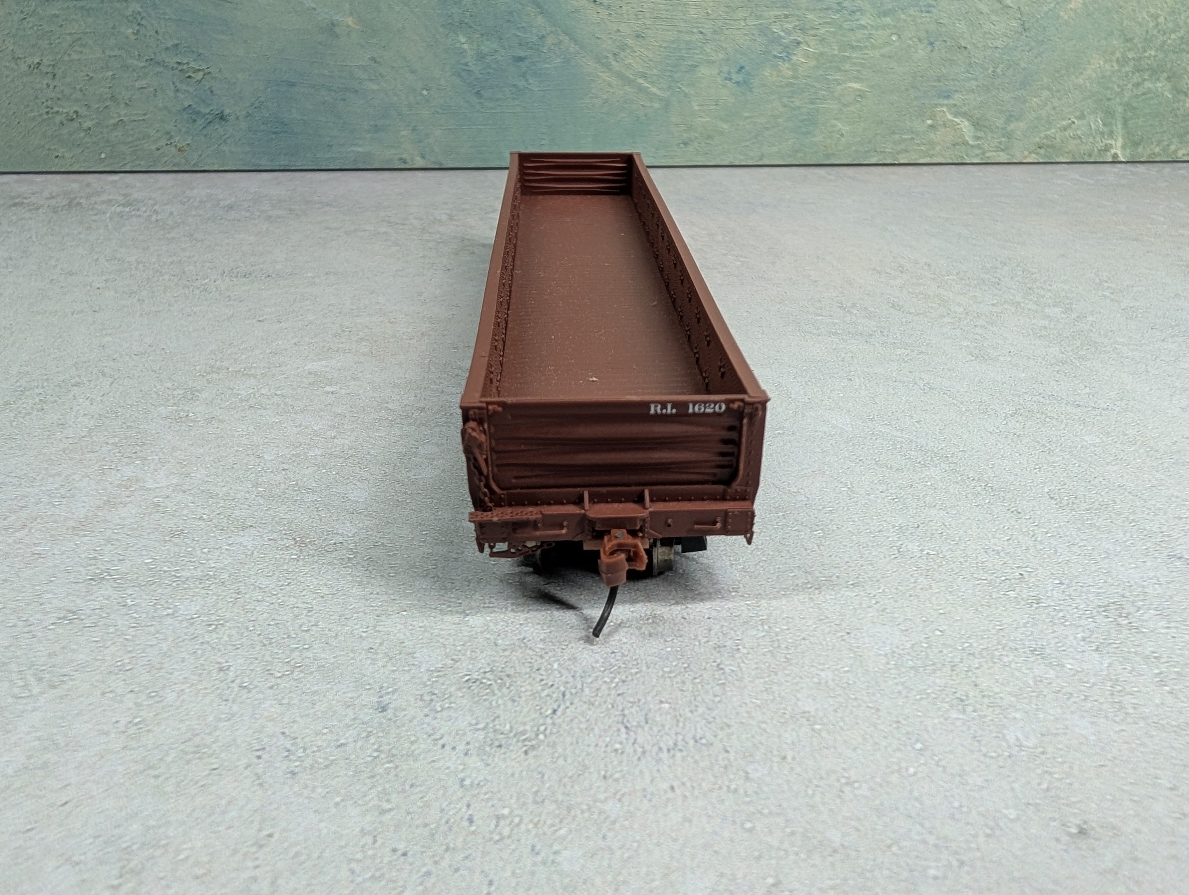 USED Life-Like HO Scale Proto2000 Drop End Mill Gondola Rock Island RI #1620