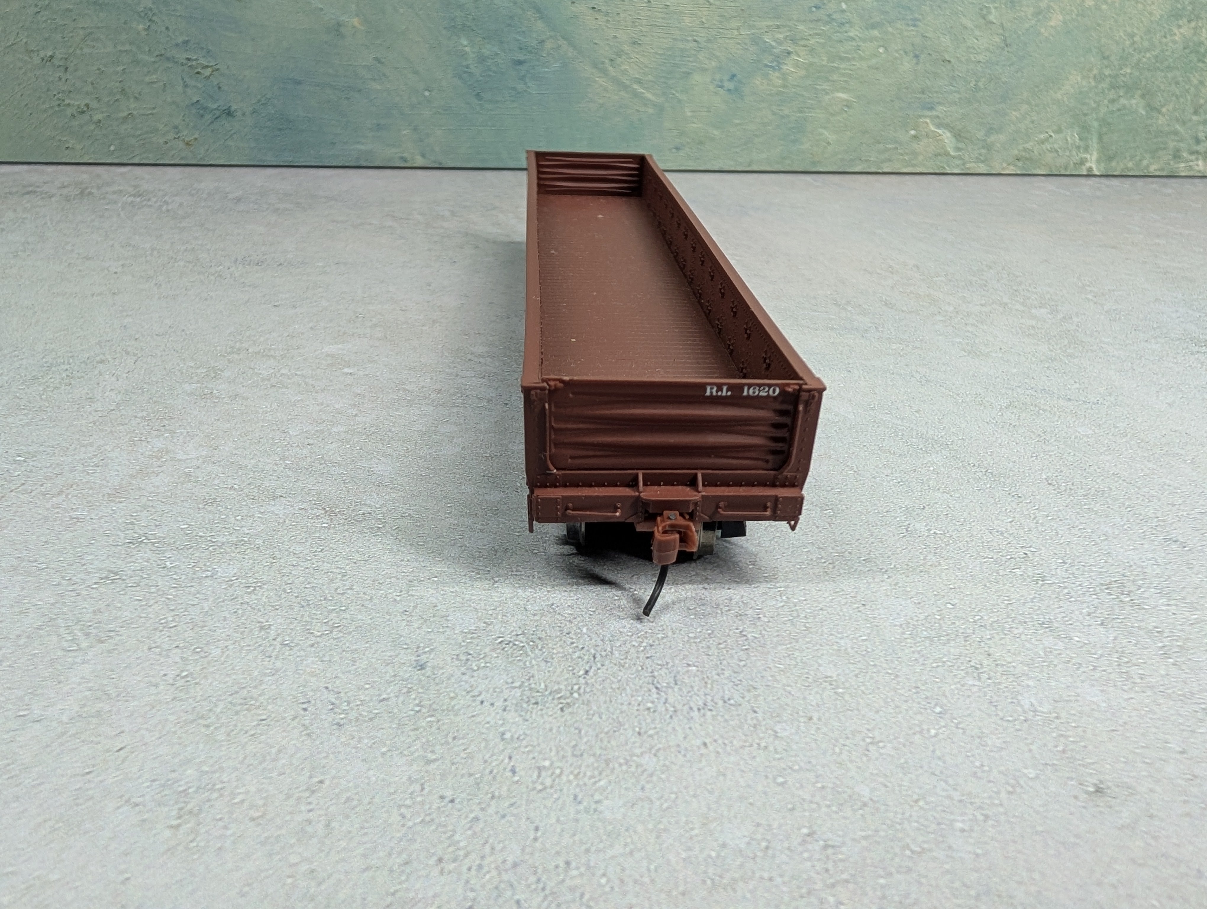 USED Life-Like HO Scale Proto2000 Drop End Mill Gondola Rock Island RI #1620
