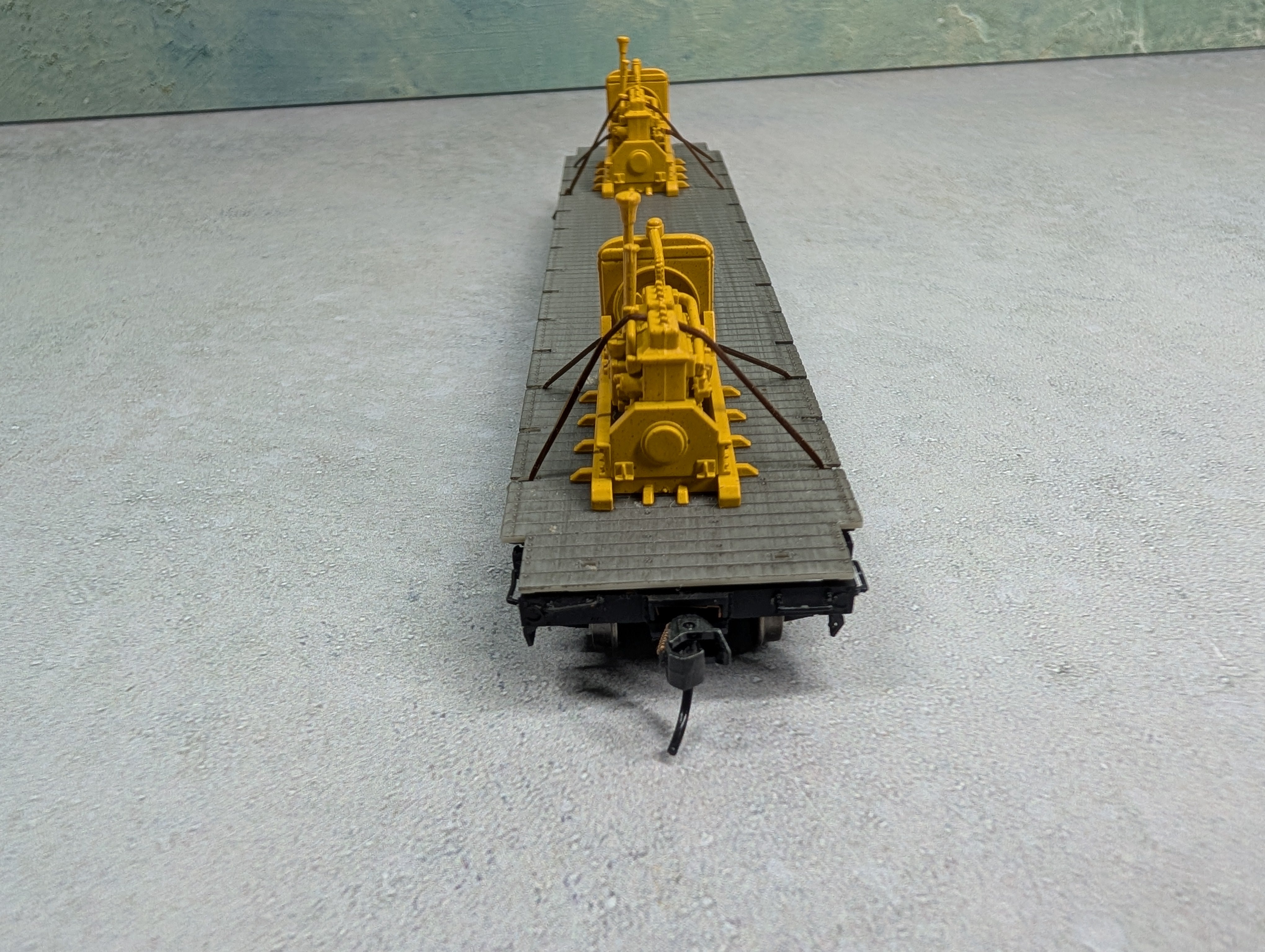 USED HO Scale 52' Gondola w/ Power Generator Loads Atlantic Coast Line ACL #77042