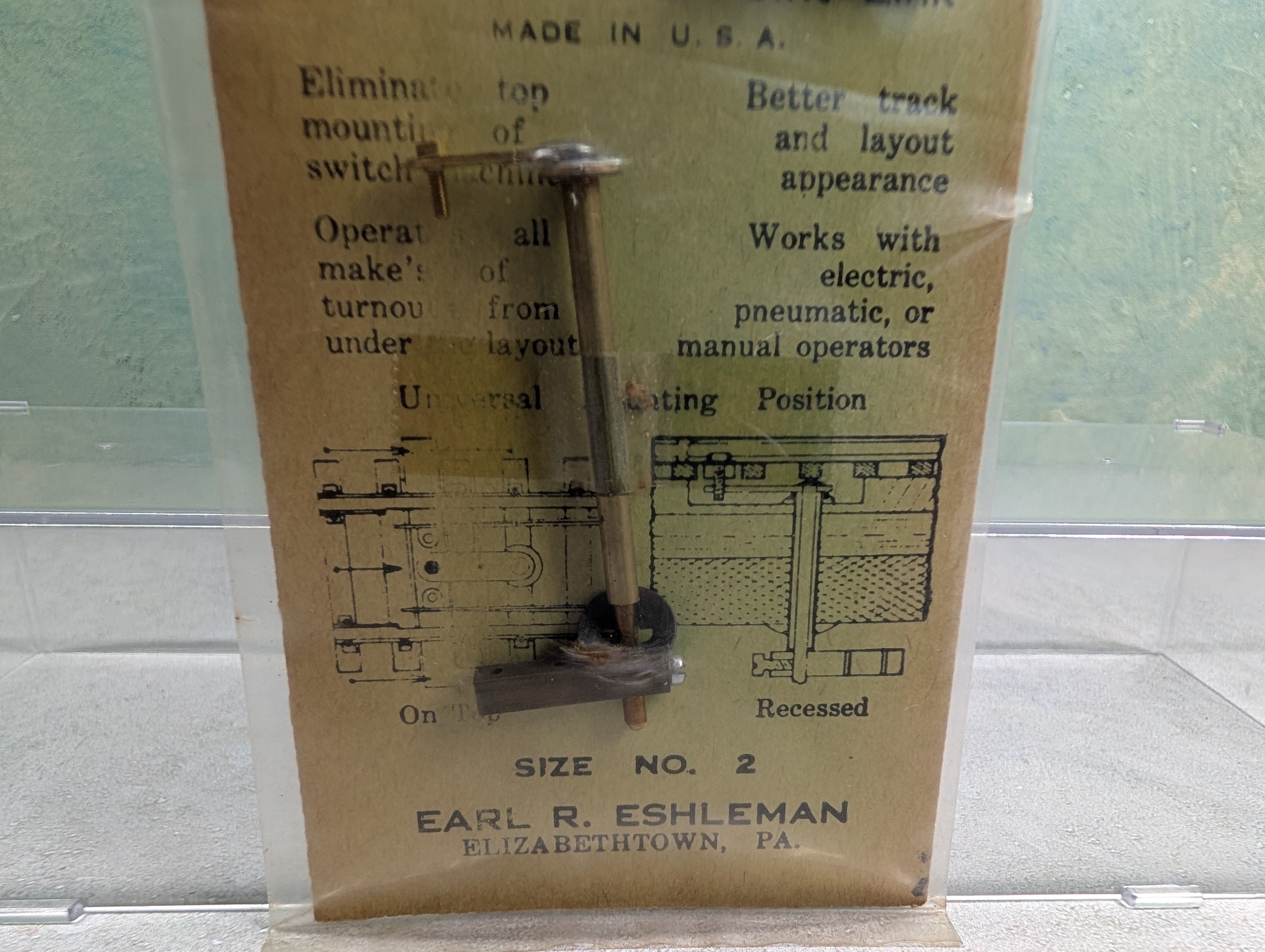 Earl R. Eshleman HO Scale Handcrafted Turnout Switch Point Link Size No. 2