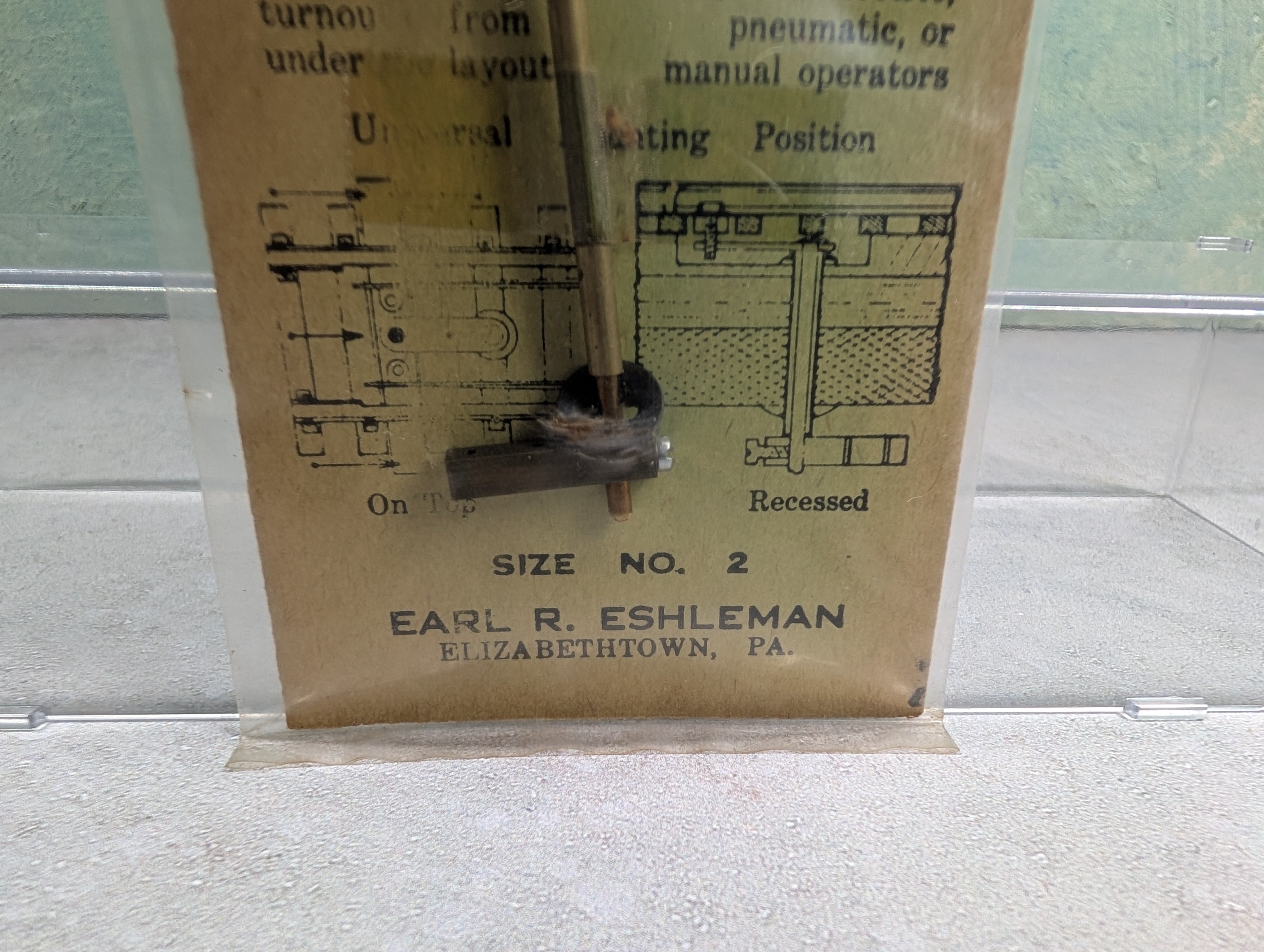 Earl R. Eshleman HO Scale Handcrafted Turnout Switch Point Link Size No. 2