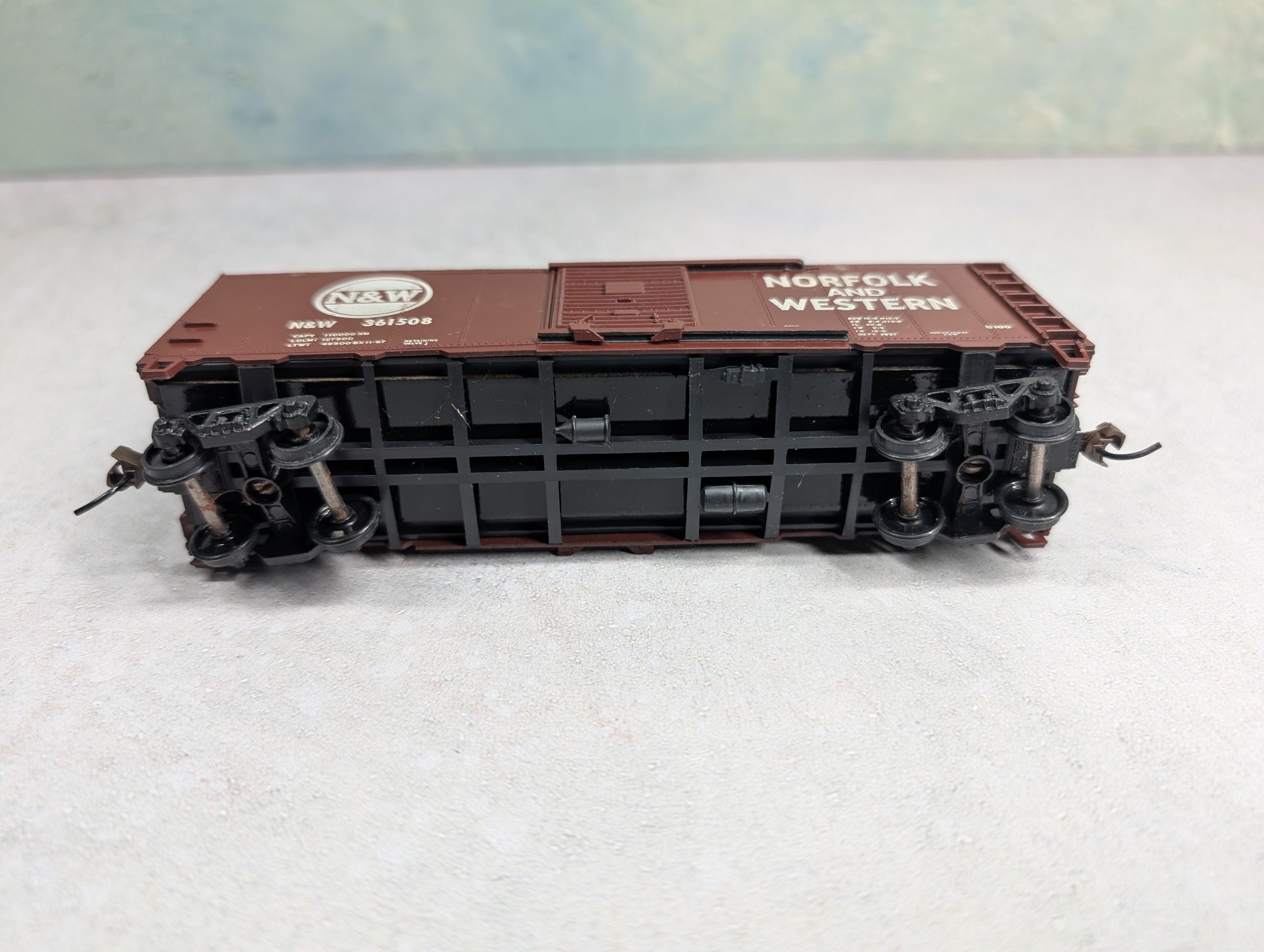 USED Athearn HO Scale 40' Box Car Norfolk & Western N&W #361508