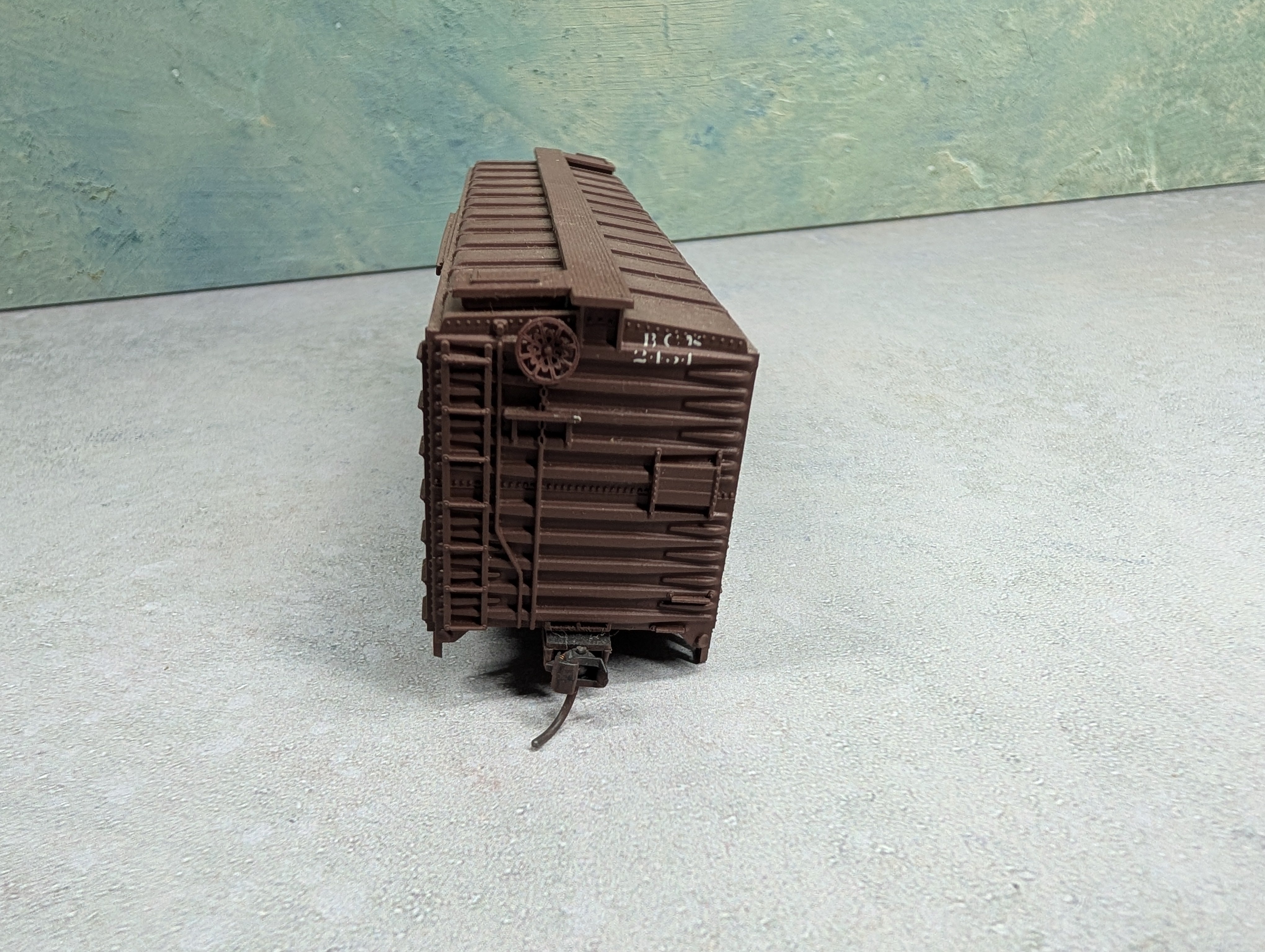 USED HO Scale 40' Box Car Buffalo Creek Flour BCK #2454 No Trucks