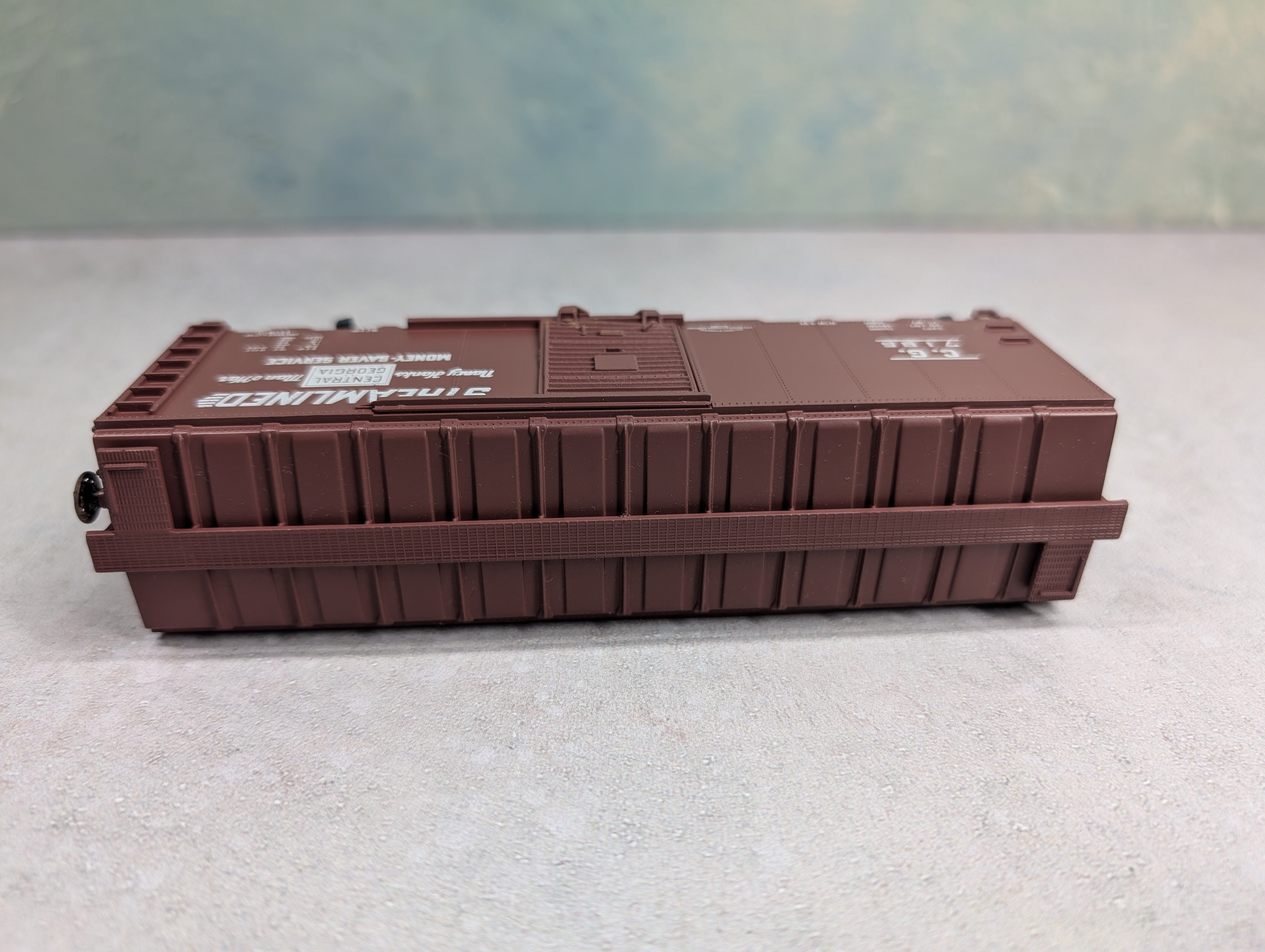 USED Athearn HO Scale 40' Box Car Central of Georgia CG #7195
