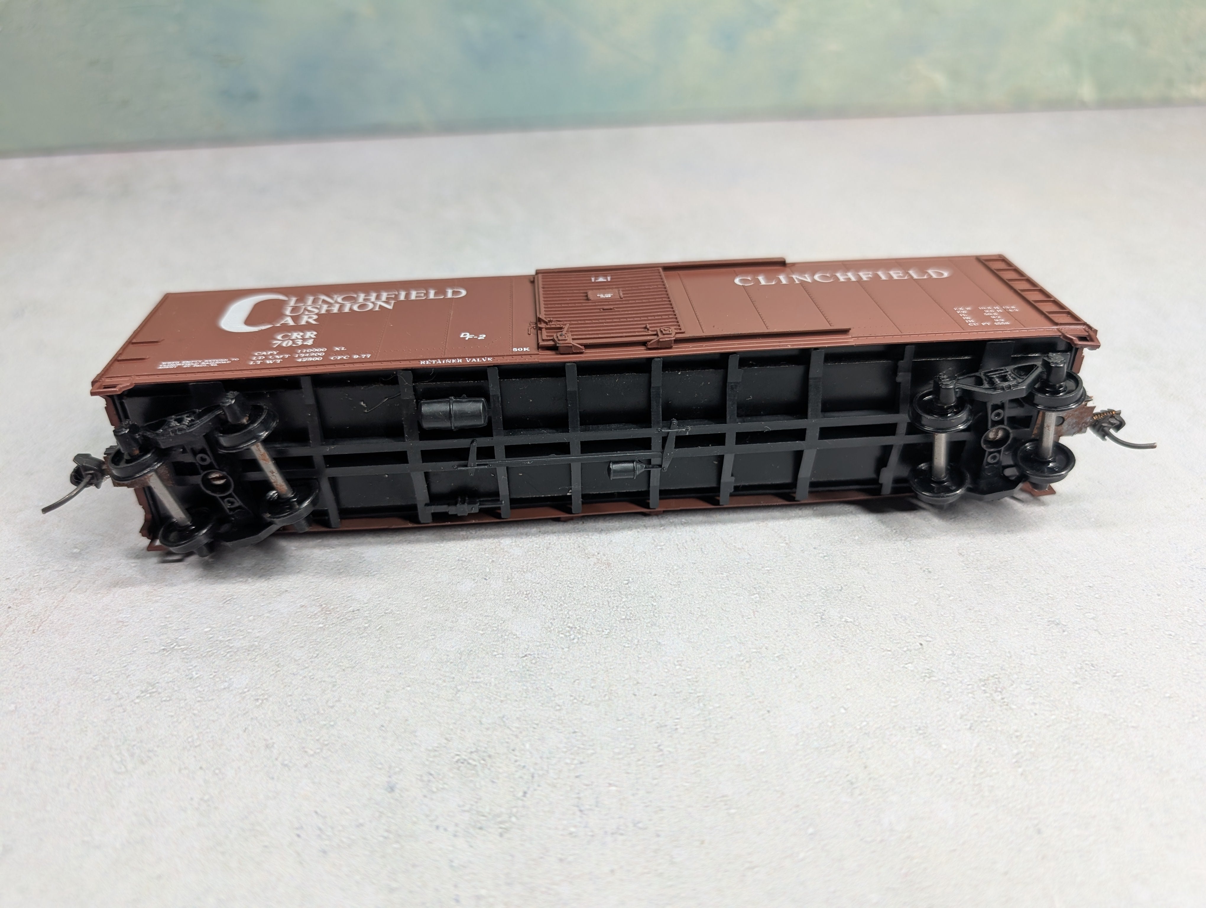 USED Athearn HO Scale 50' Box Car Clinchfield CRR #7034