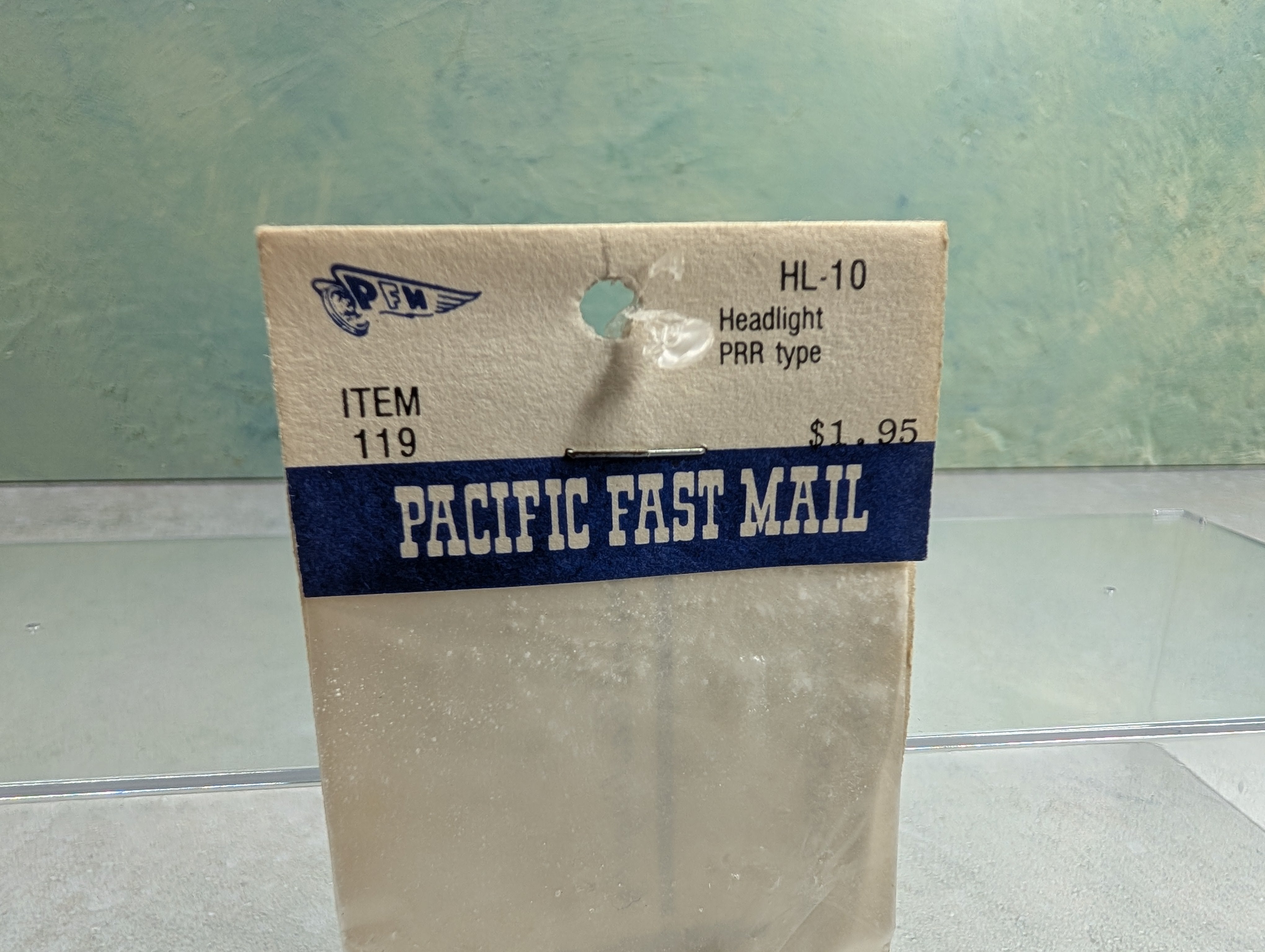 Pacific Fast Mail 119 HO Scale Brass Headlight PRR Type HL-10