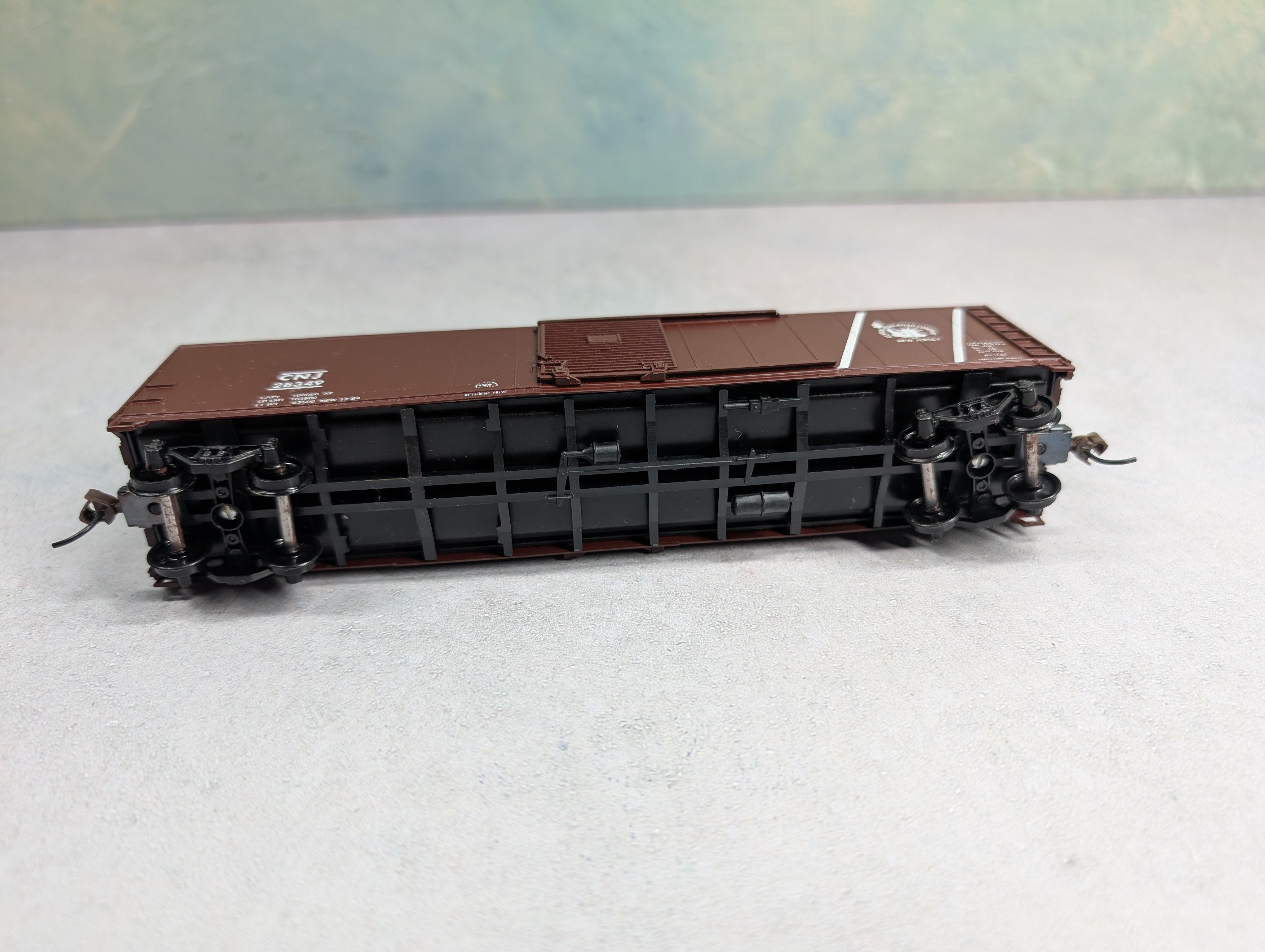 USED Athearn HO Scale 50' Box Car Central Railroad of New Jersey CNJ #28349