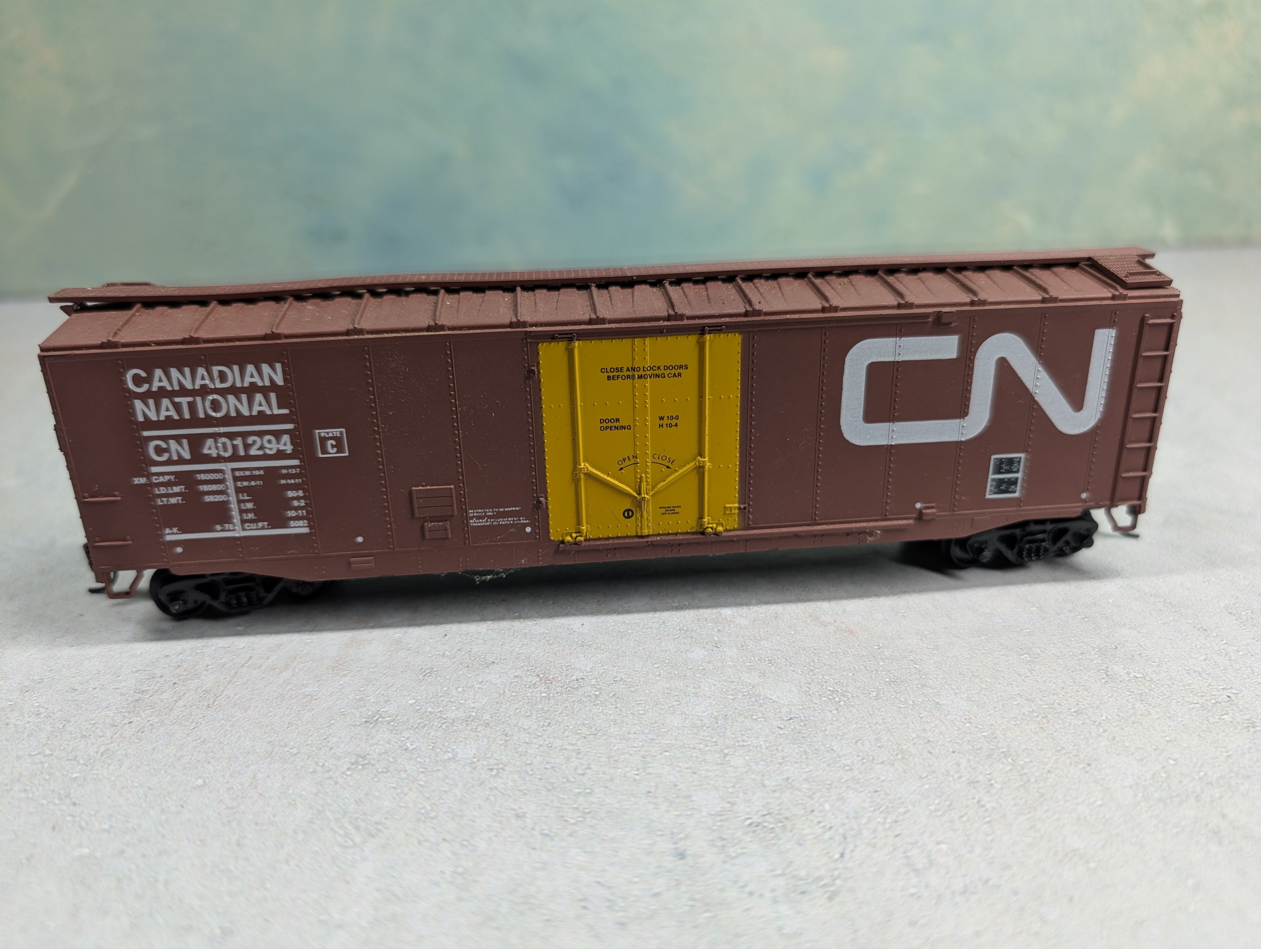 USED Athearn HO Scale 50' Box Car Canadian National CN #401294