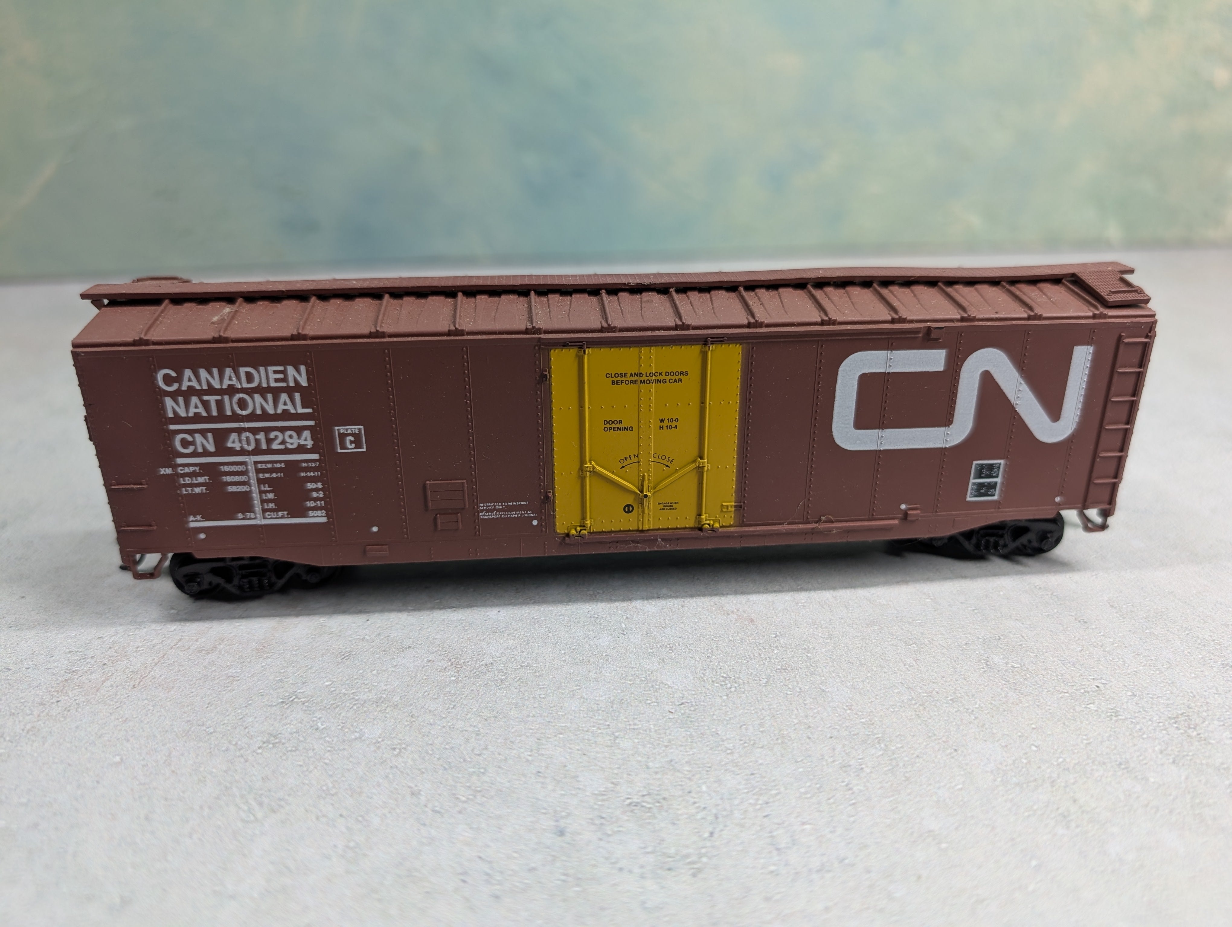 USED Athearn HO Scale 50' Box Car Canadian National CN #401294