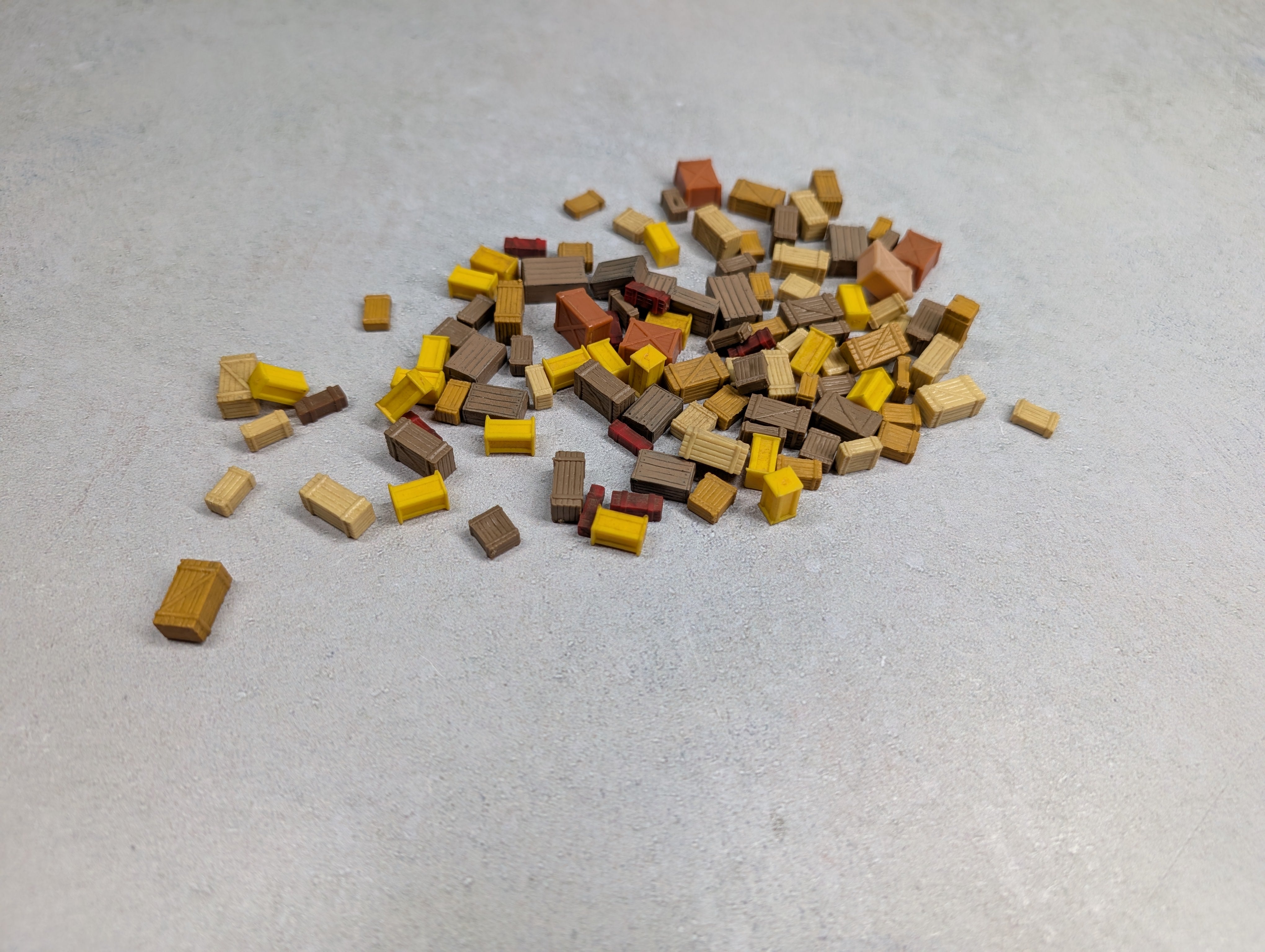 USED HO Scale Lot of Crates (100+ pcs)