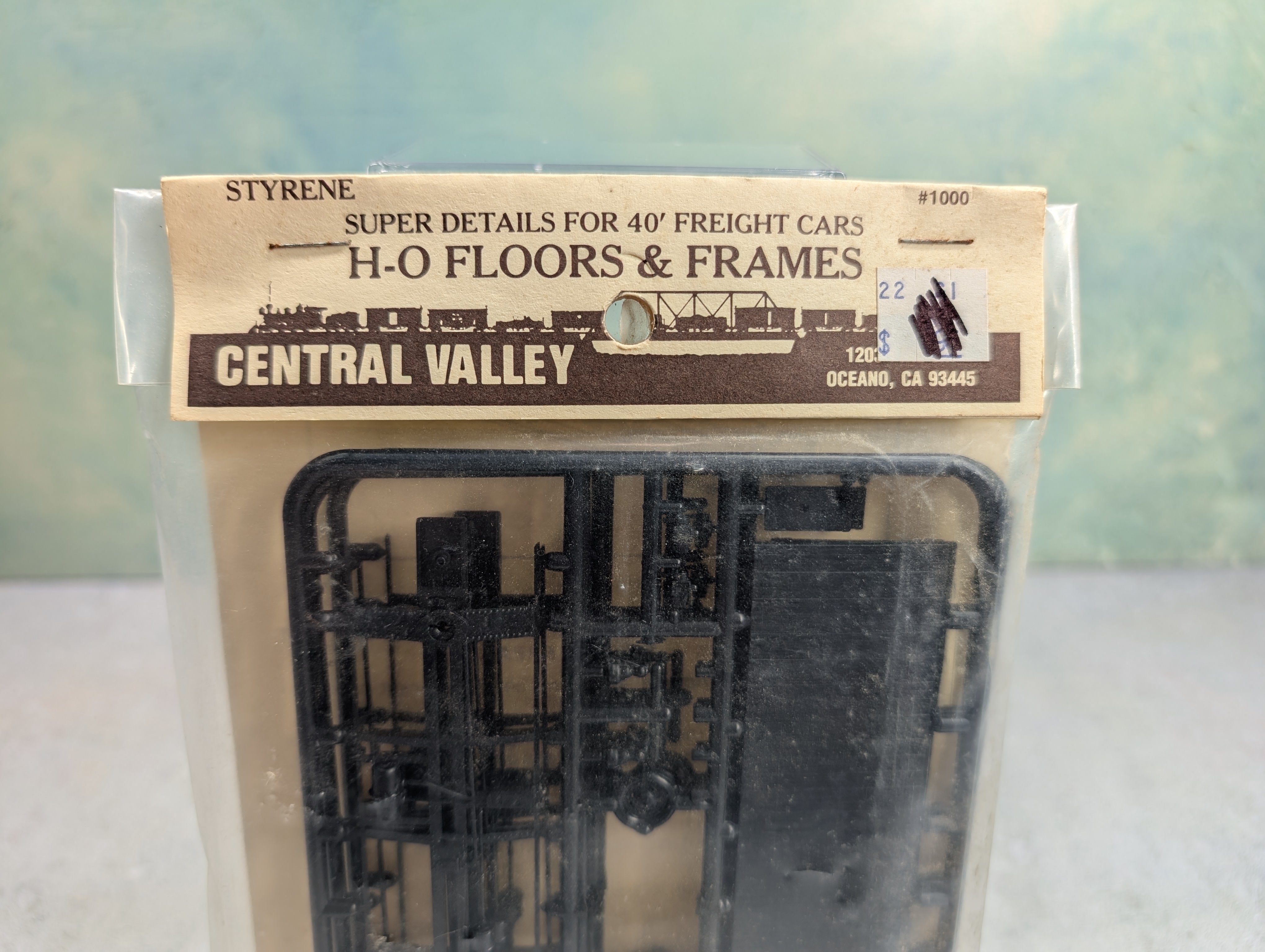 Central Valley 1000 HO Scale Floors & Frames for 40' Freight Cars