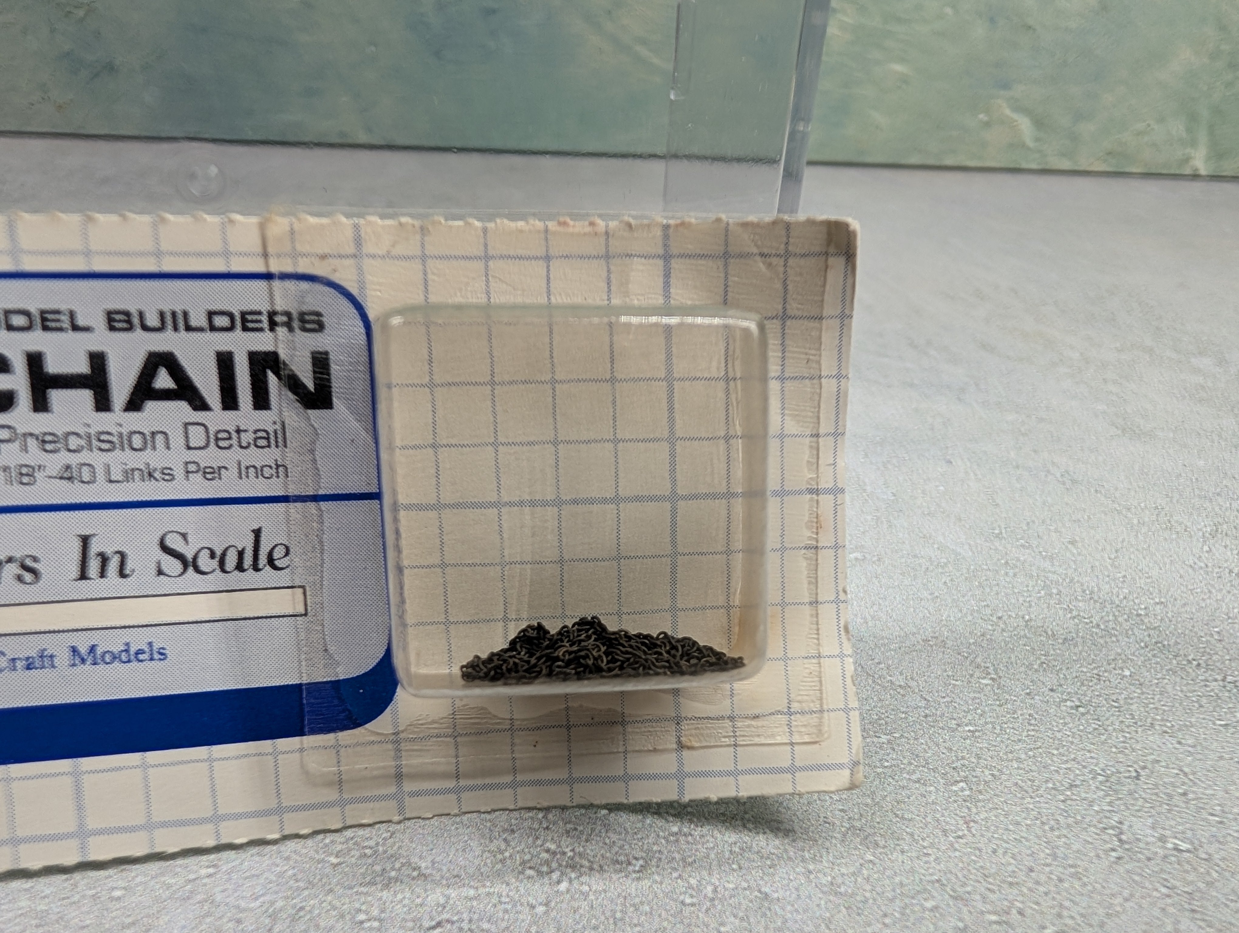 Fine Craft Models 250 HO Scale Precision Detail Black Chain
