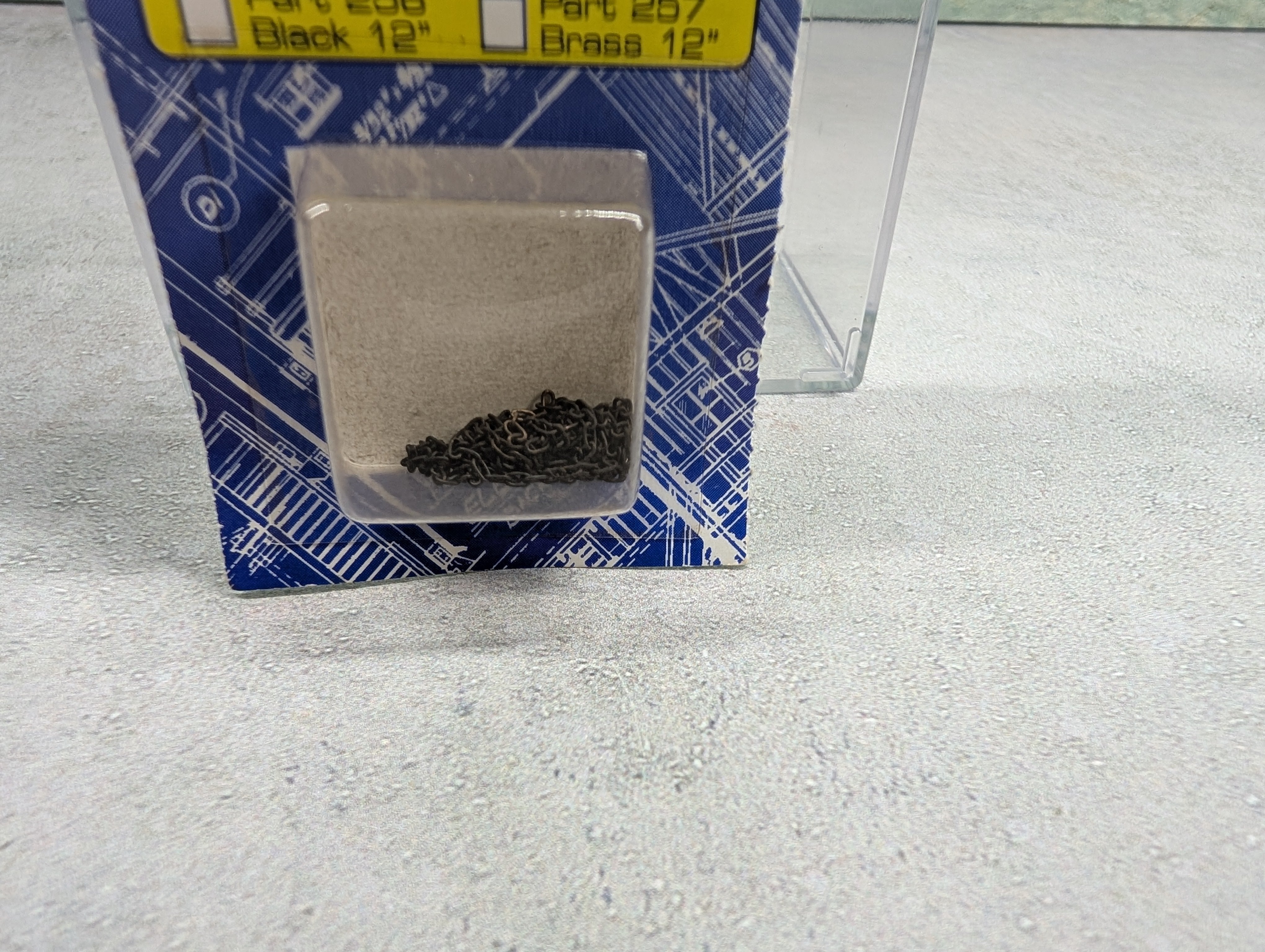 Fine Craft Models 254 HO Scale Heavy Duty Detail Black Chain