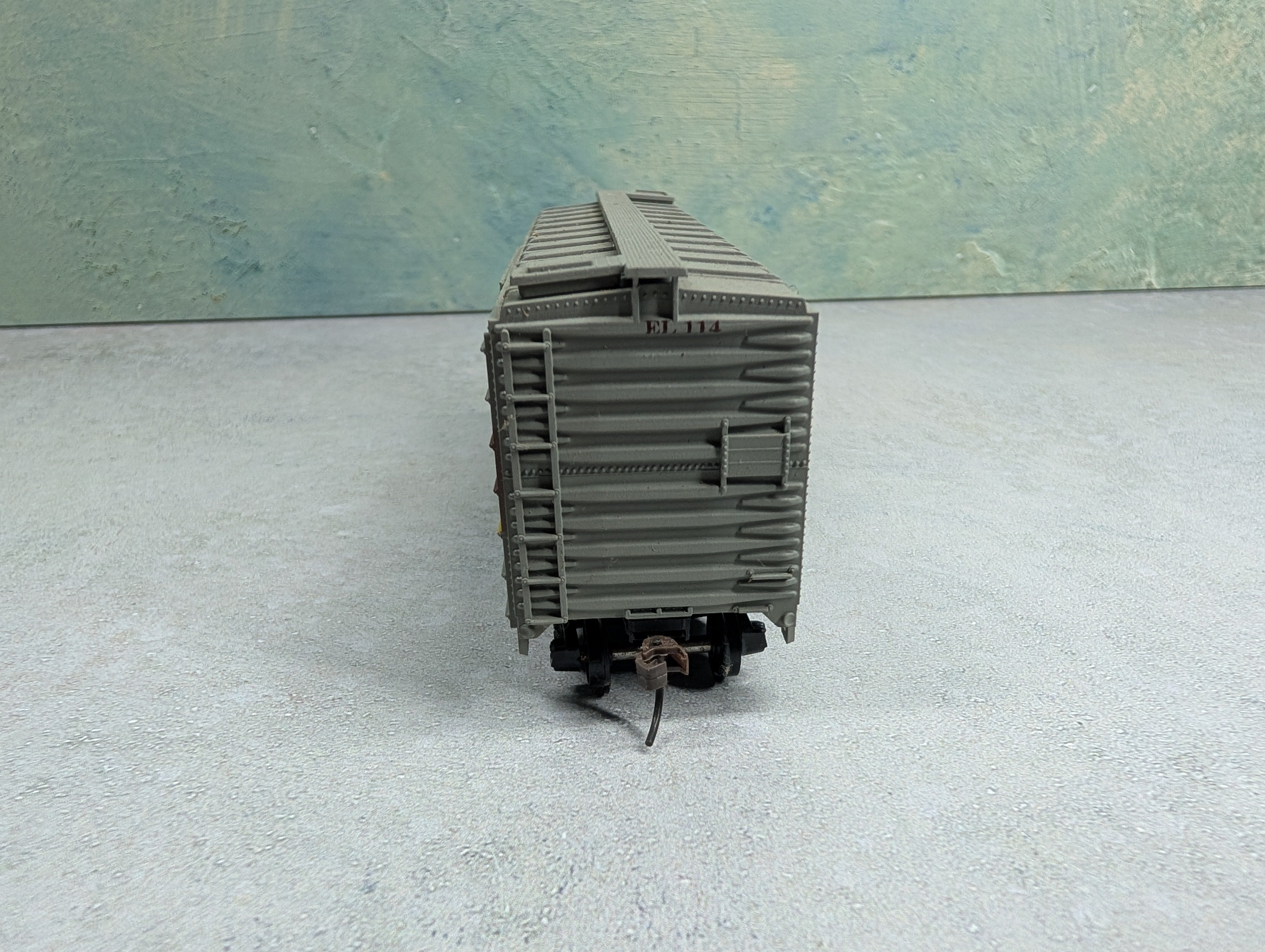 USED Athearn HO Scale 40' Box Car Erie Lackawanna EL #114