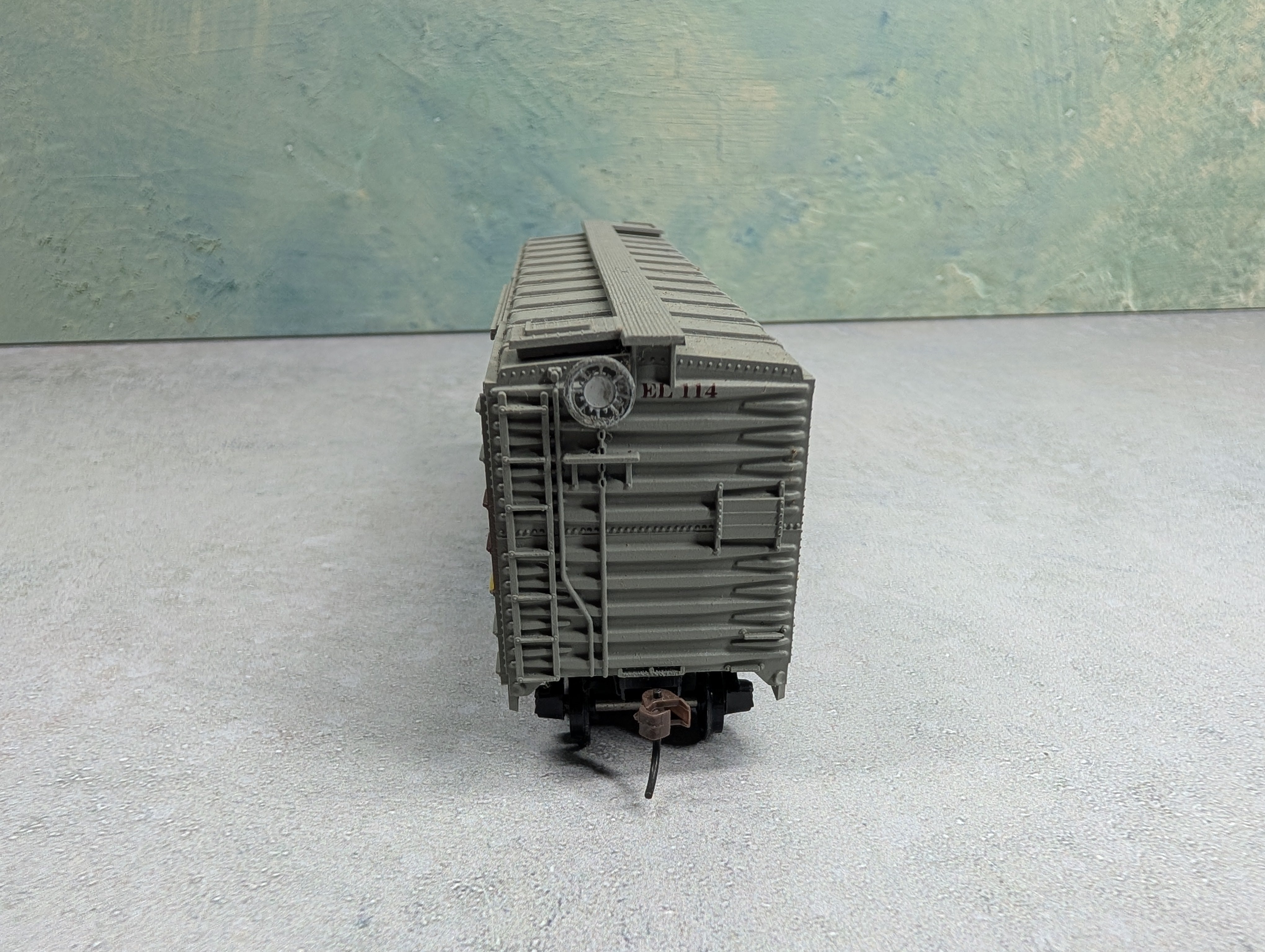 USED Athearn HO Scale 40' Box Car Erie Lackawanna EL #114