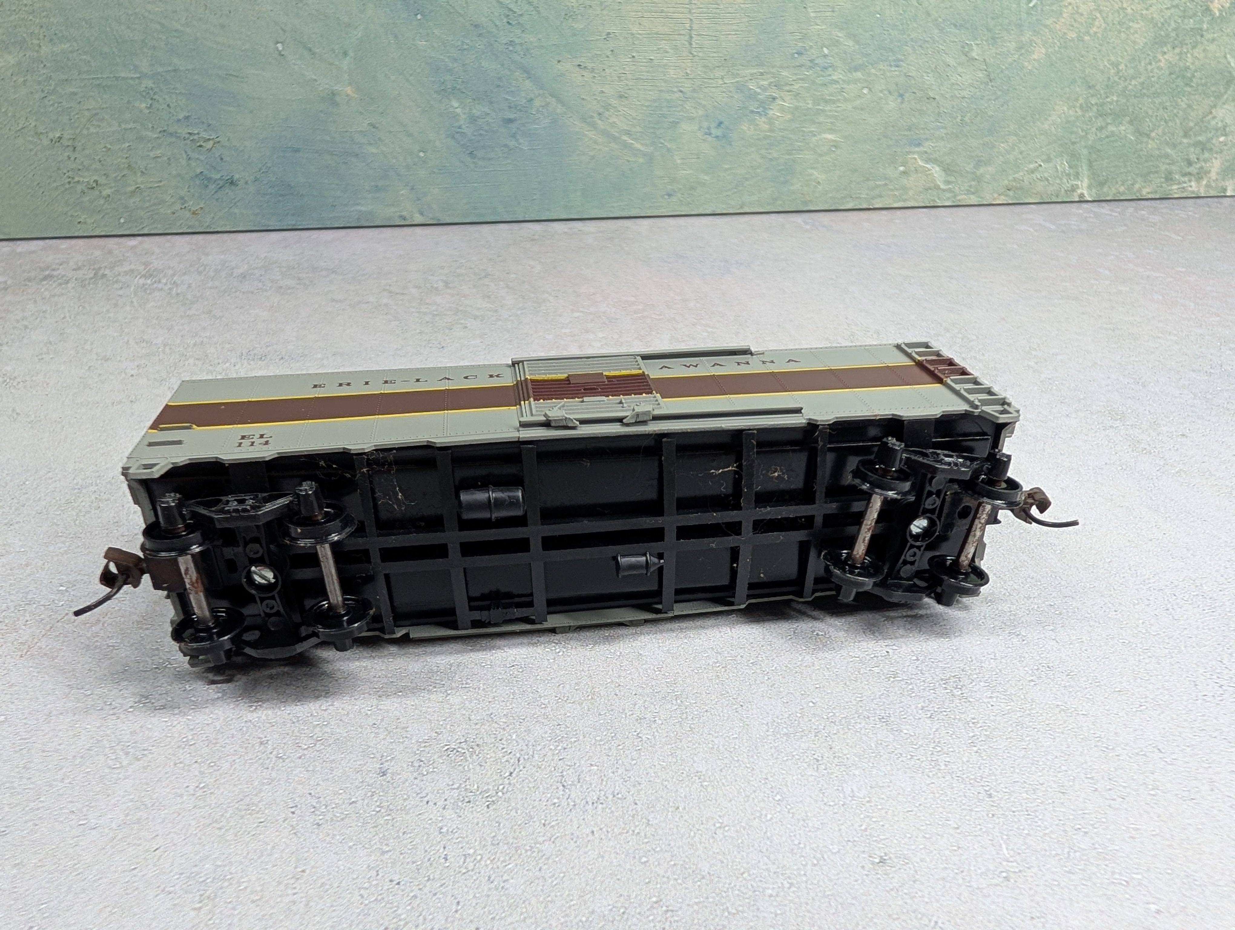 USED Athearn HO Scale 40' Box Car Erie Lackawanna EL #114