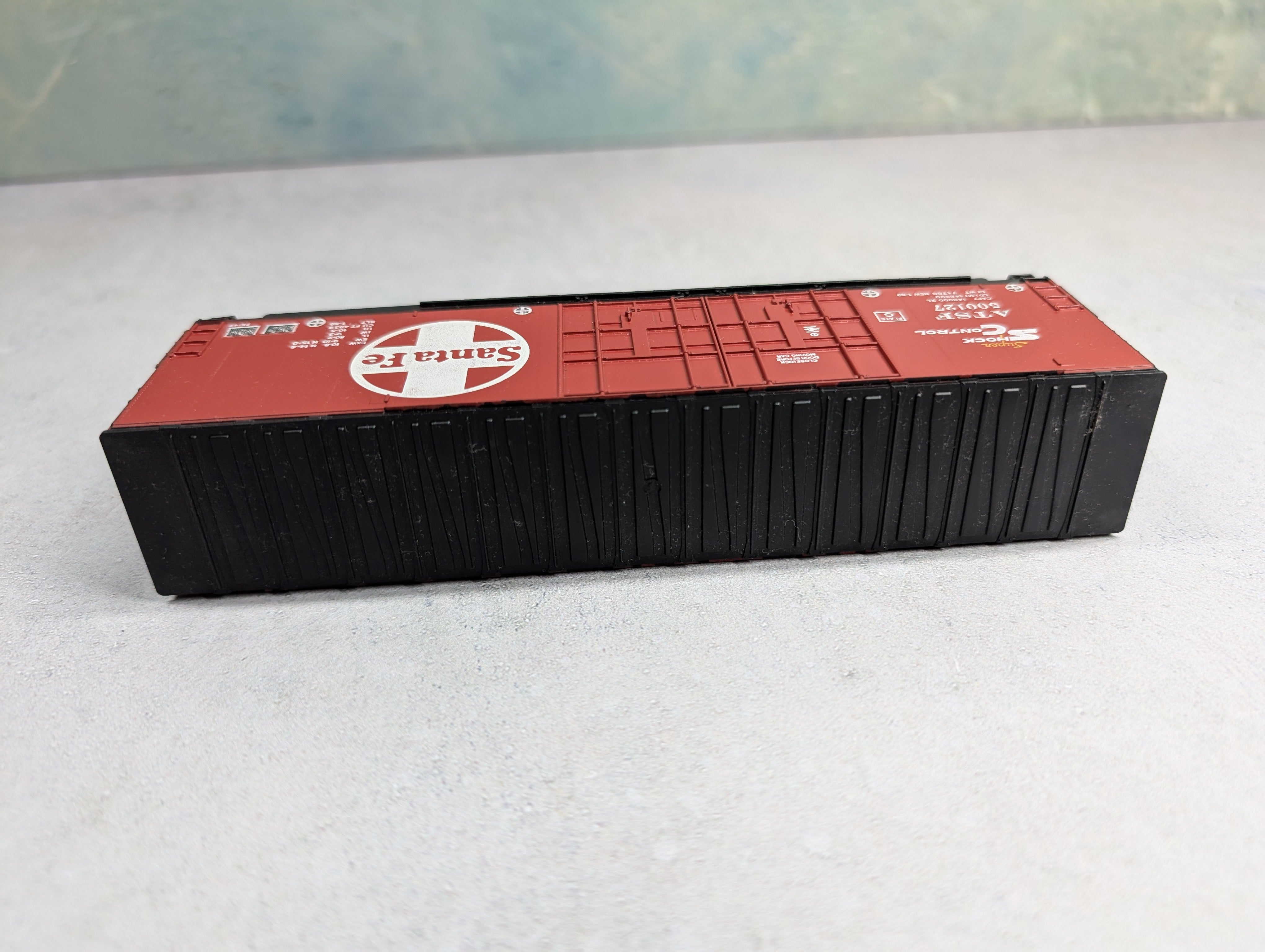 USED Roundhouse HO Scale 50' Box Car Sabta Fe ATSF #500127