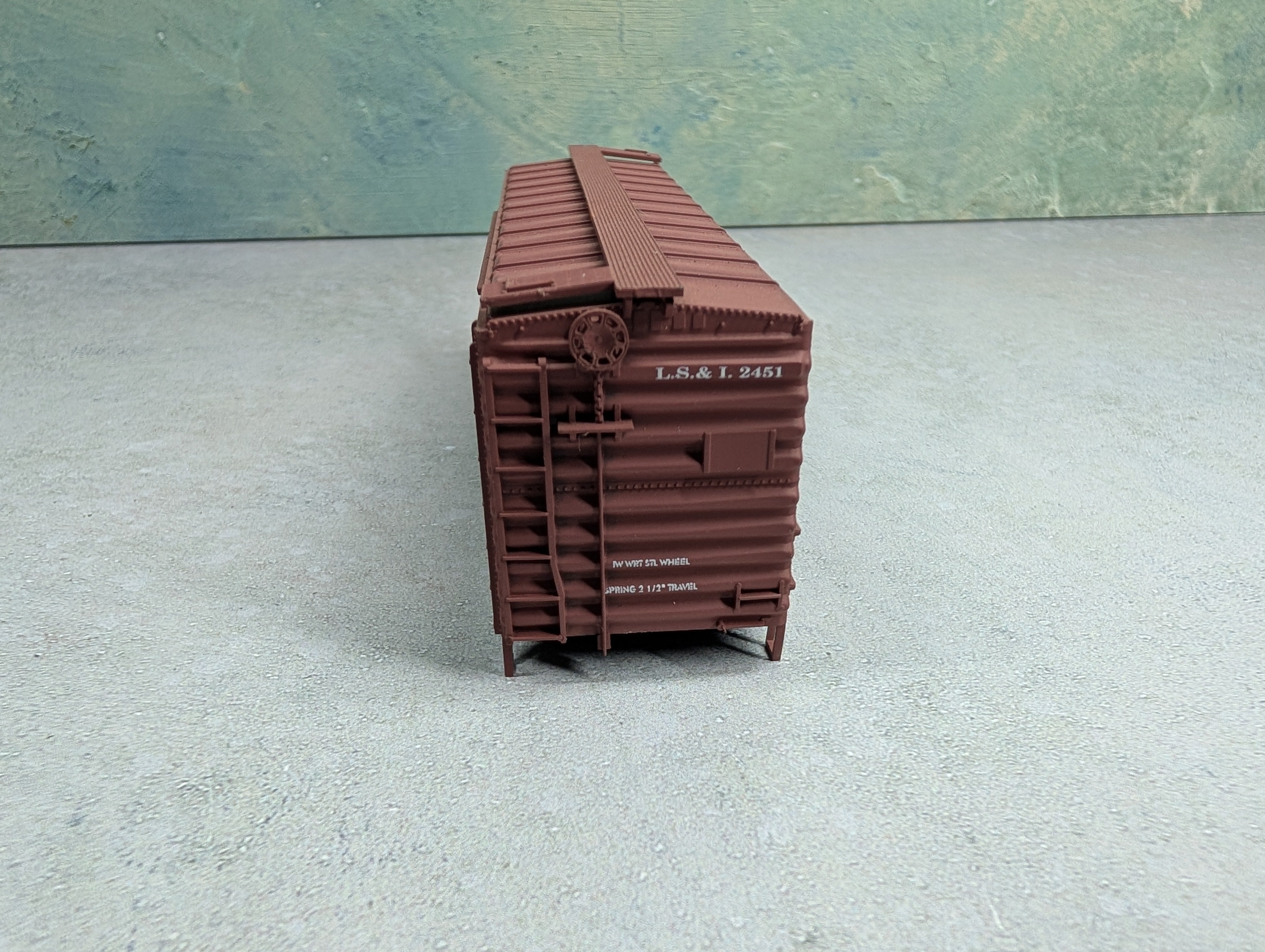 USED HO Scale 40' Box Car Shell Only Lake Superior and Ishpeming LS&I #2451