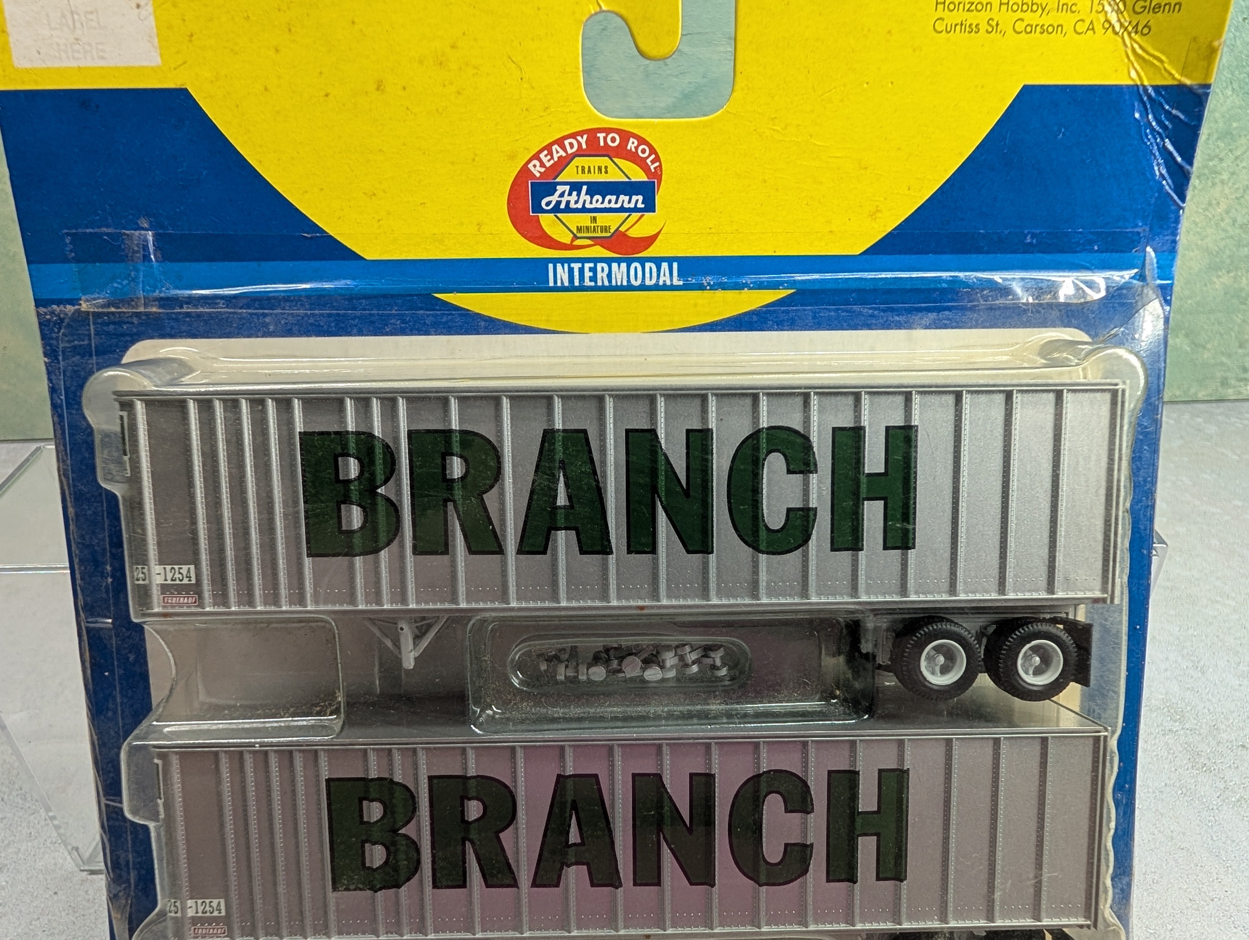 Athearn HO Scale 40' Ex-Post Trailer 2 Pack Branch (2 pcs)