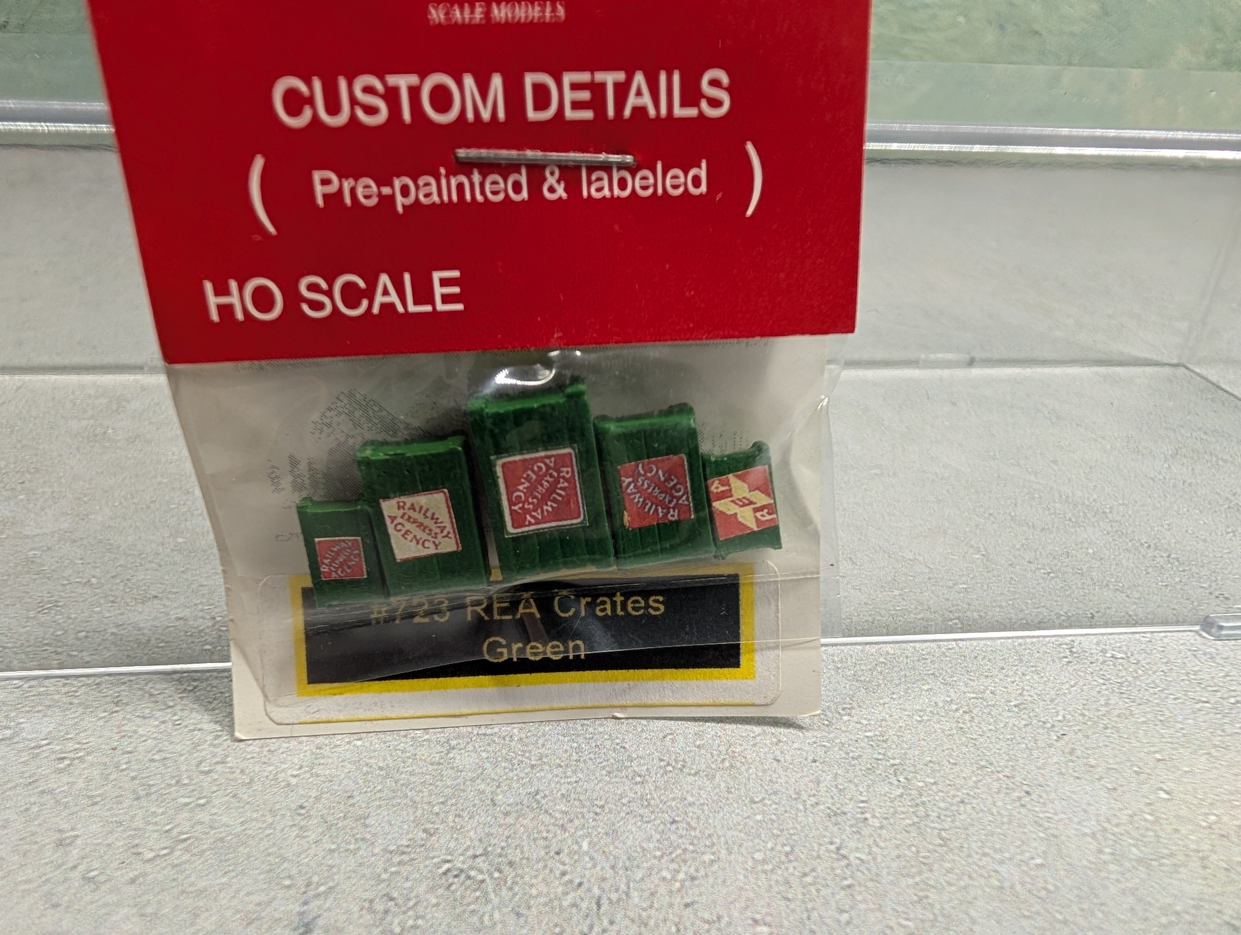 JL Innovative 723 HO Scale REA Crates Green (5 pcs)
