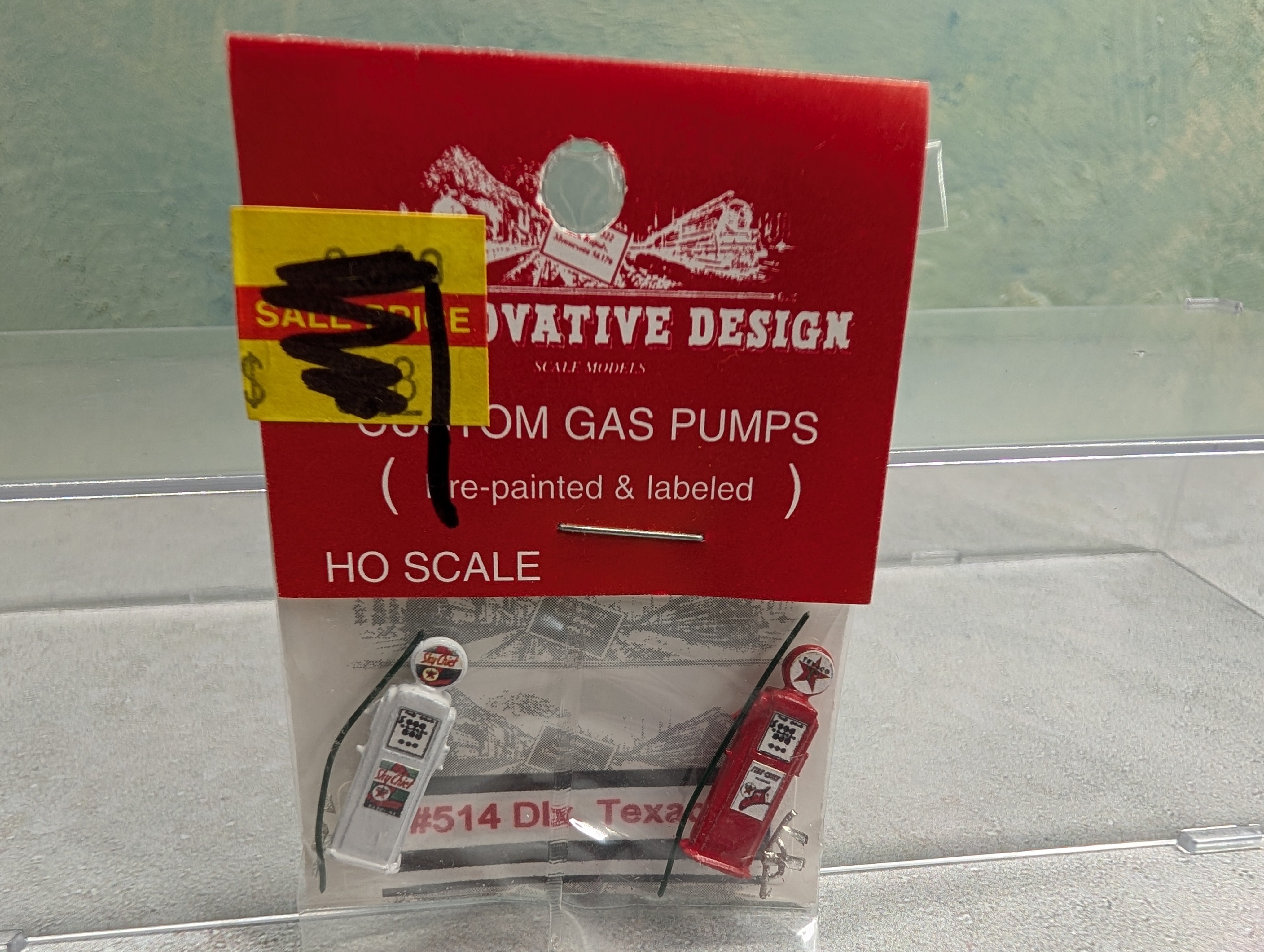 JL Innovative 514 HO Scale Texaco Gas Pumps (2 pcs)