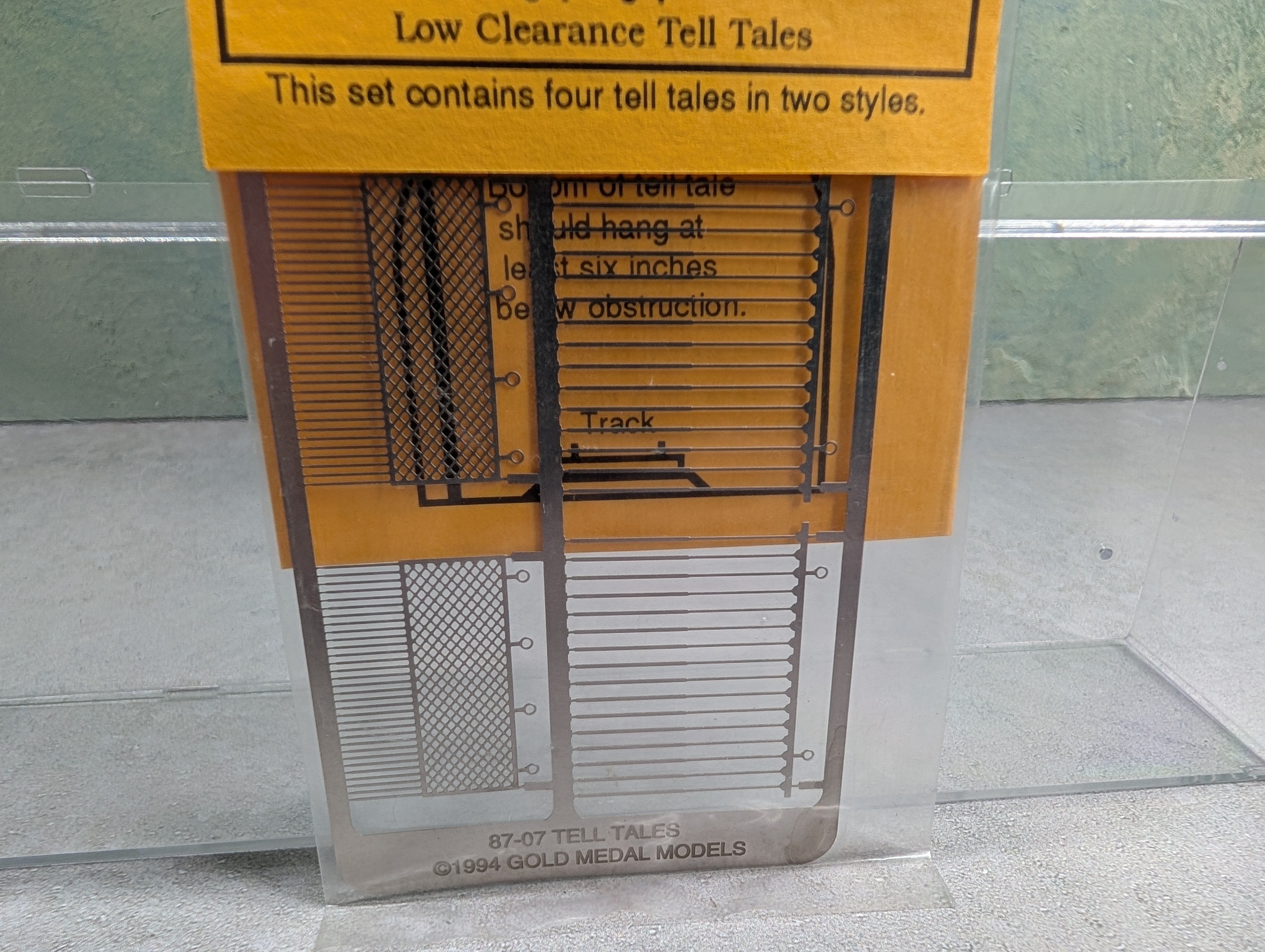 Gold Medal Models 87-07 HO Scale Low Clearance Tell Tales Detail Parts