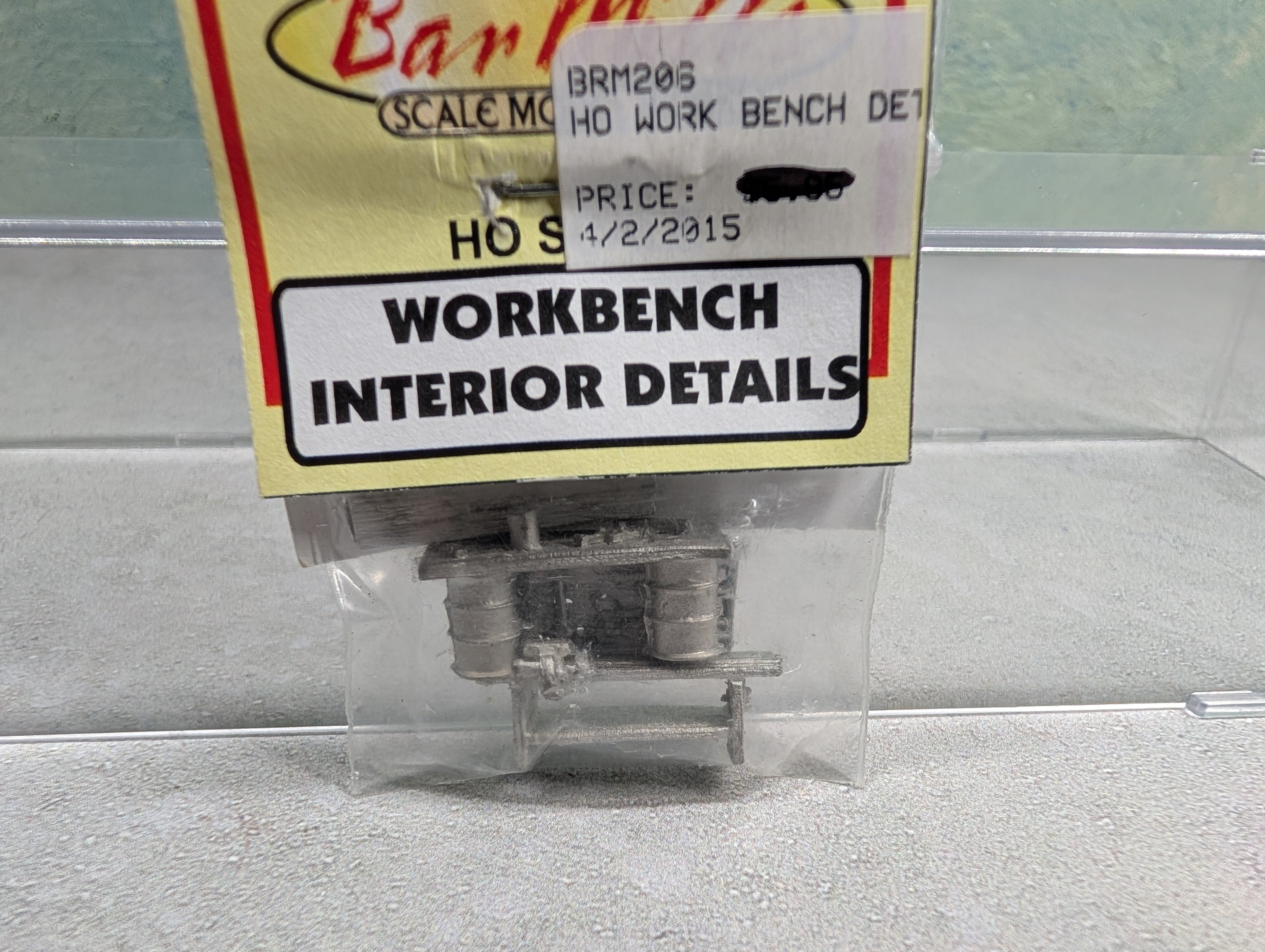 Bar Mills 206 HO Scale Workbench Interior Details