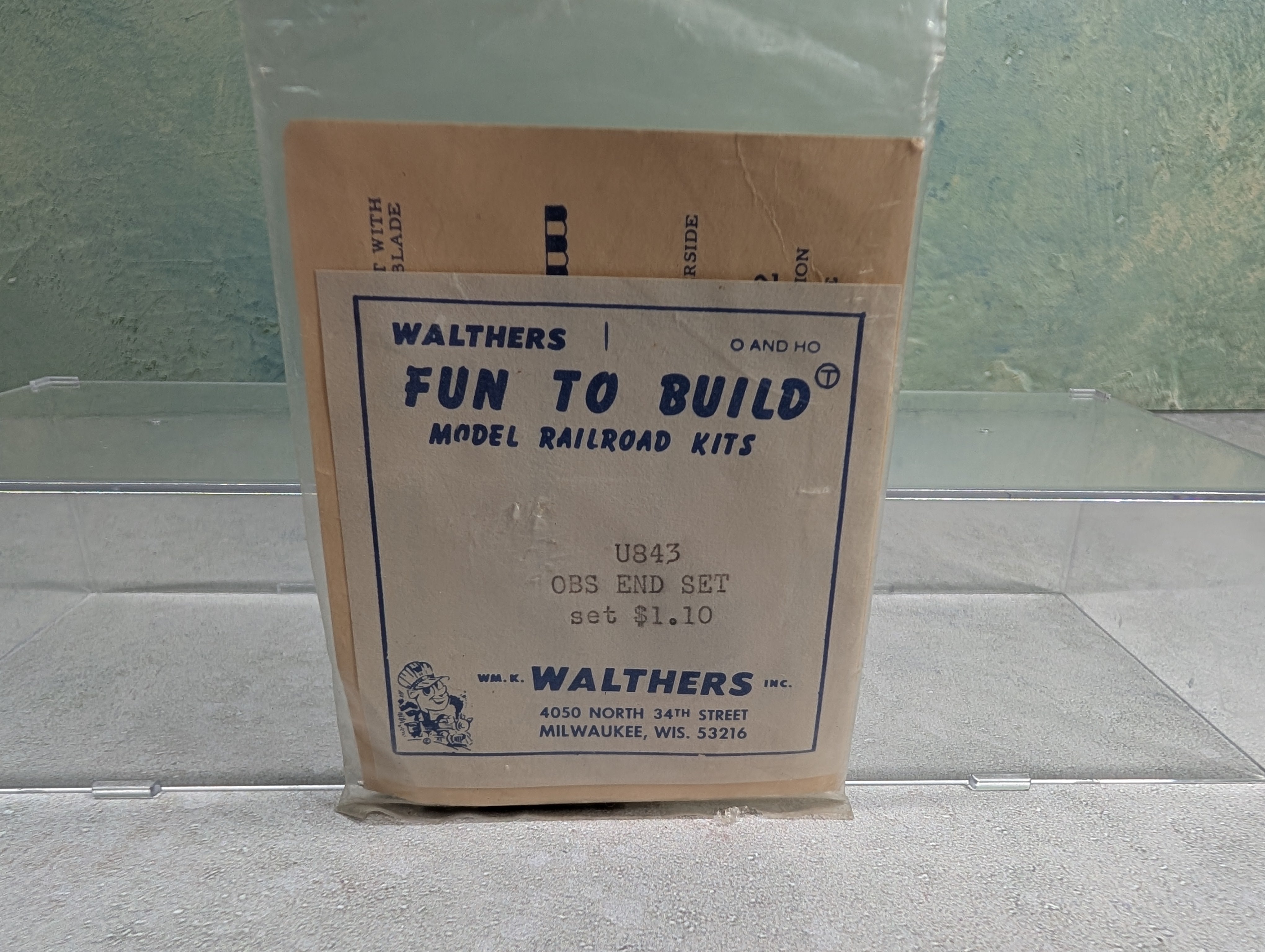 Walthers U843 HO Scale OBS End Set Metal