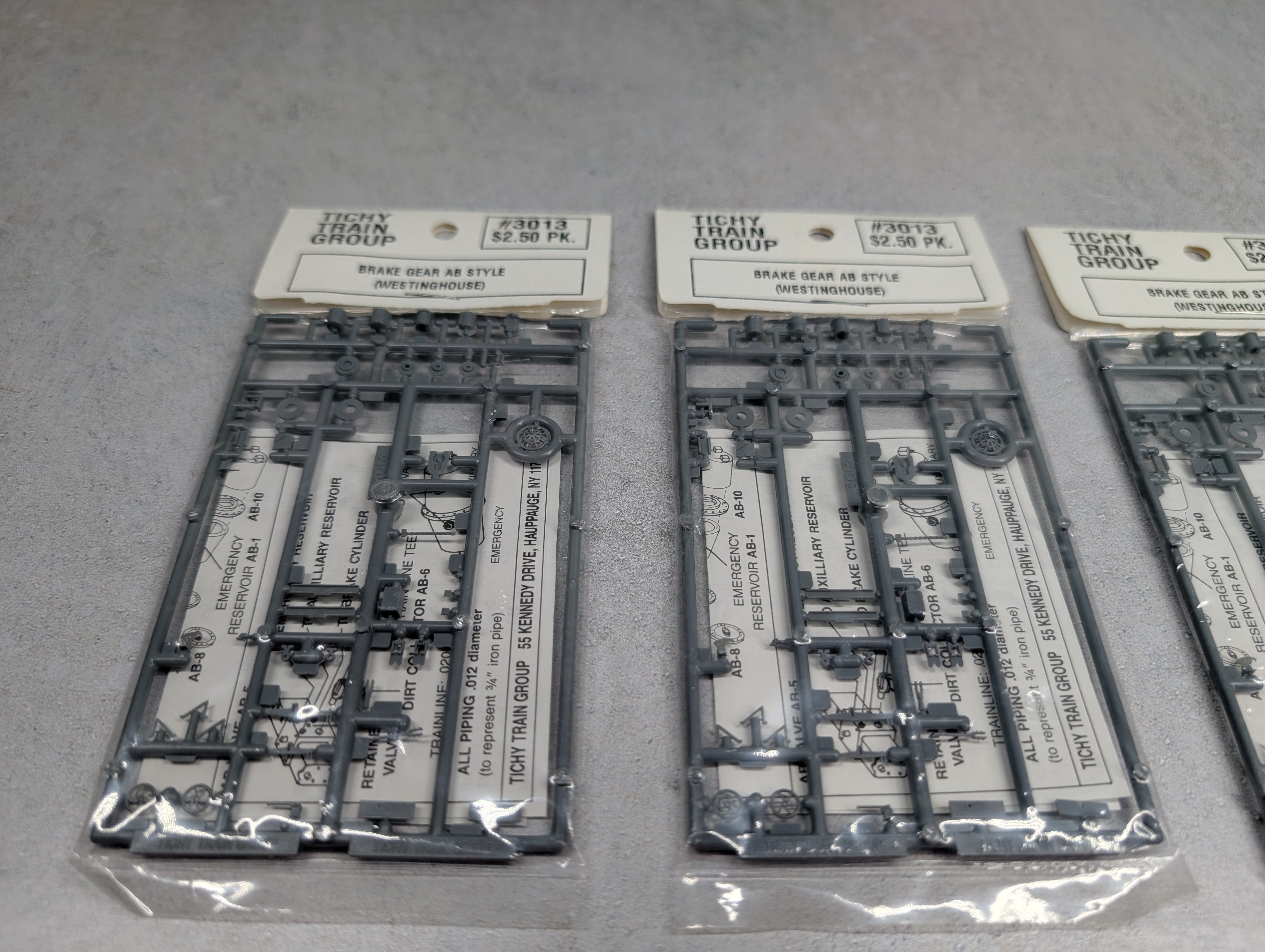 Tichy Train Group 3013 HO Scale Brake Gear AB Style Westinghouse