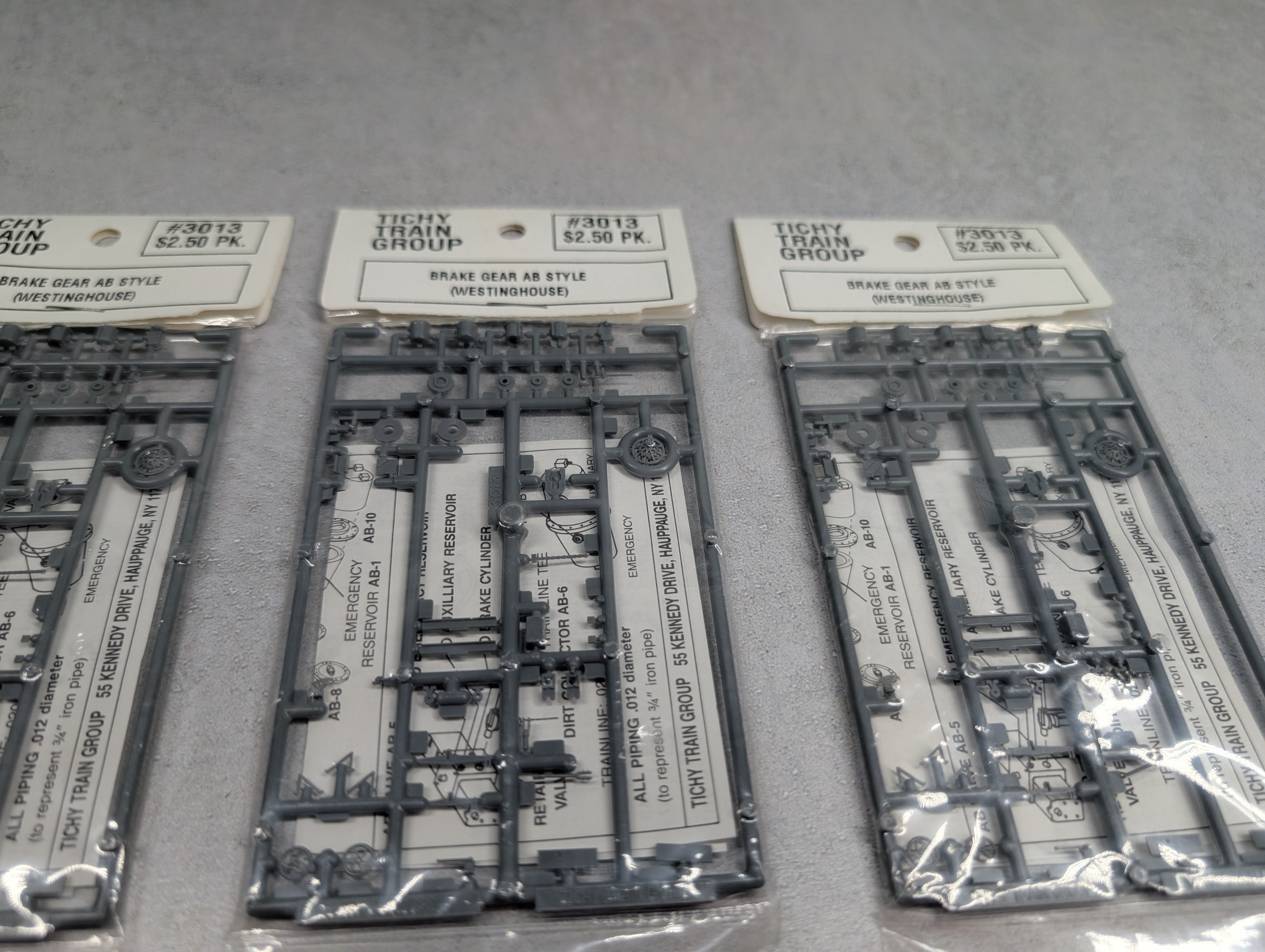 Tichy Train Group 3013 HO Scale Brake Gear AB Style Westinghouse