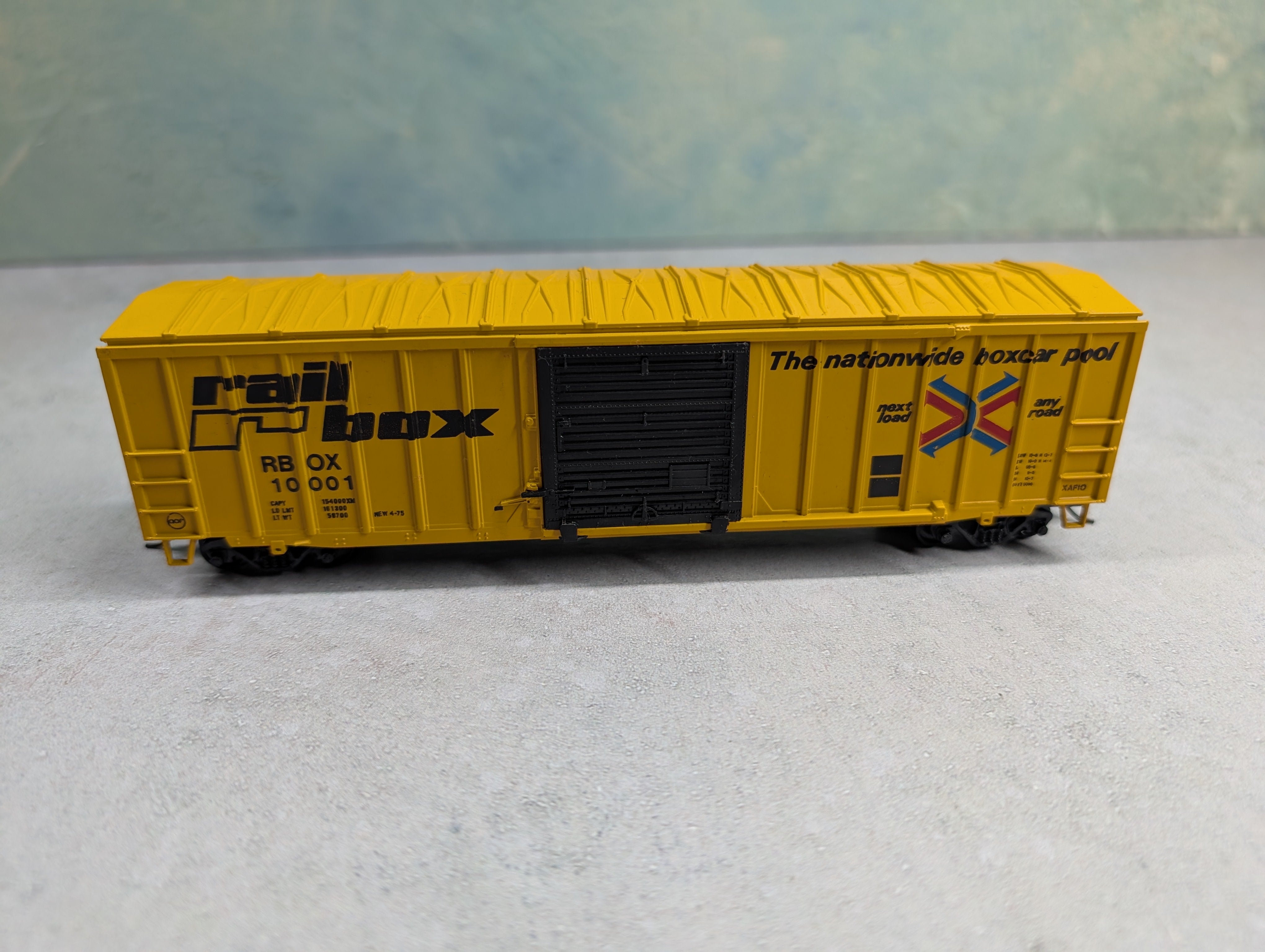 USED Athearn HO Scale 50' Box Car Railbox RBOX #10001